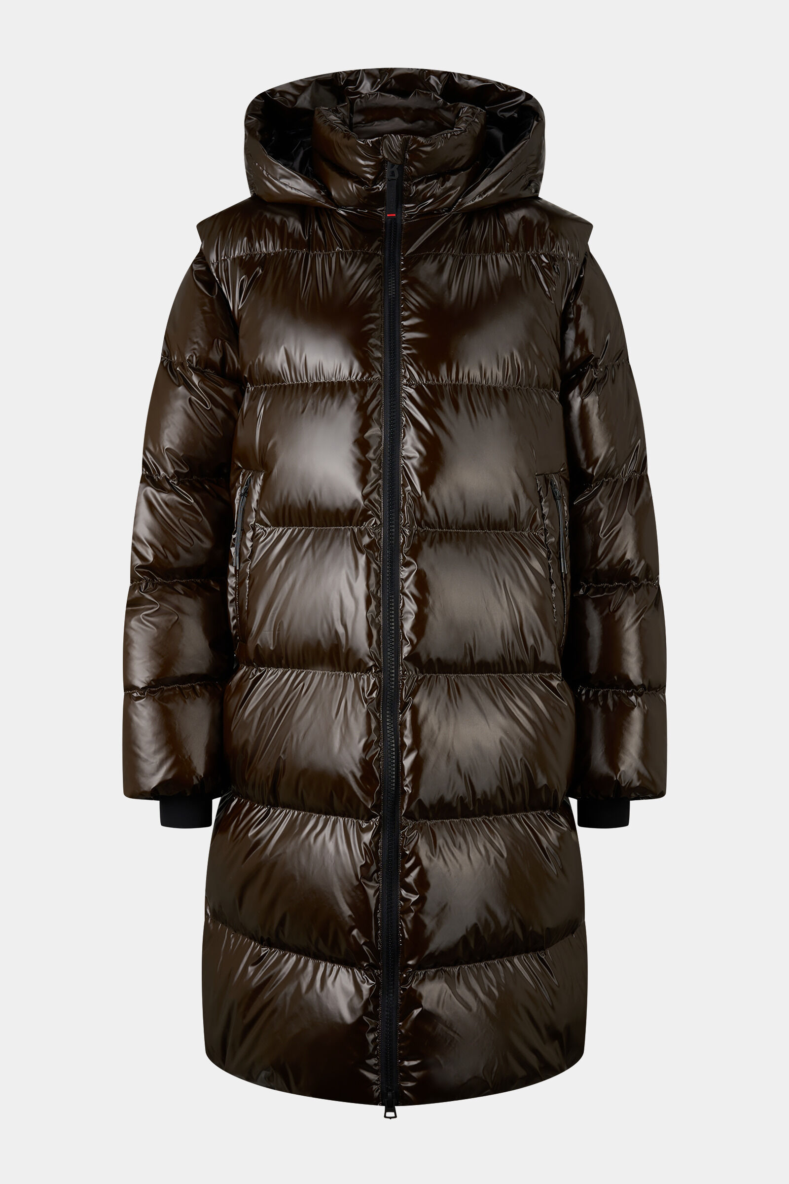 2-in1 down coat Asta Chocolate