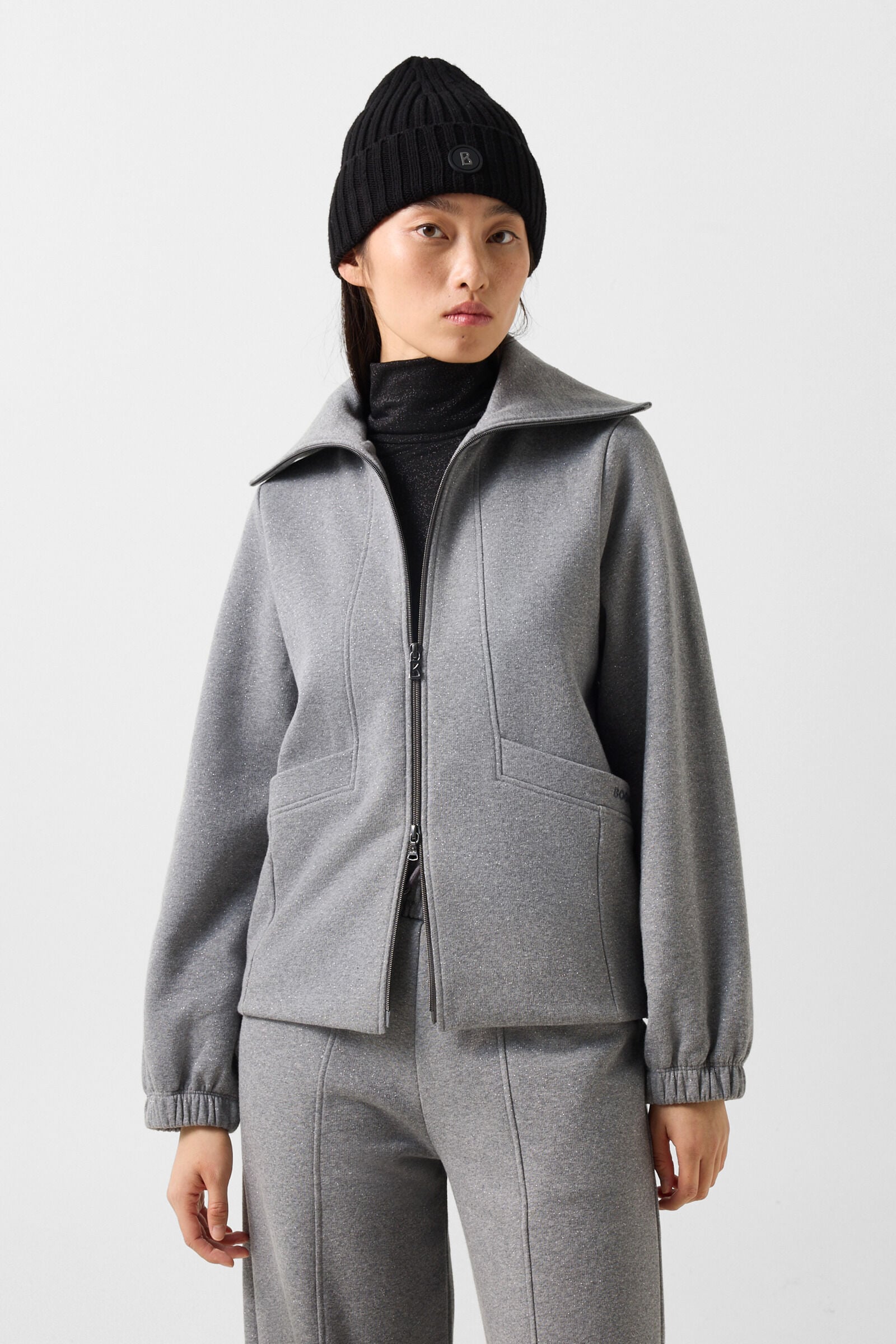 Tasha Jersey Jacket Grey