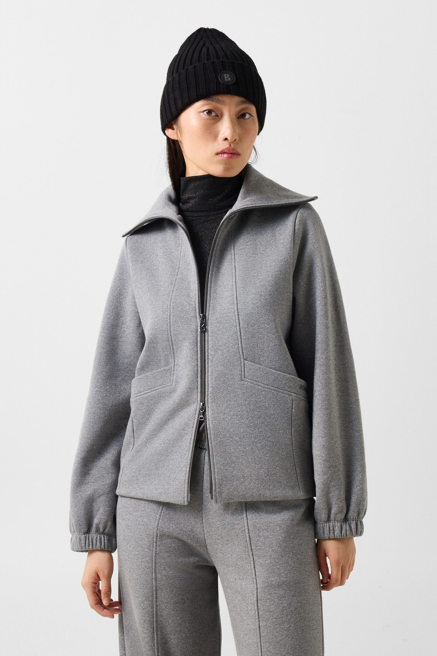 Tasha Jersey Jacket Grey