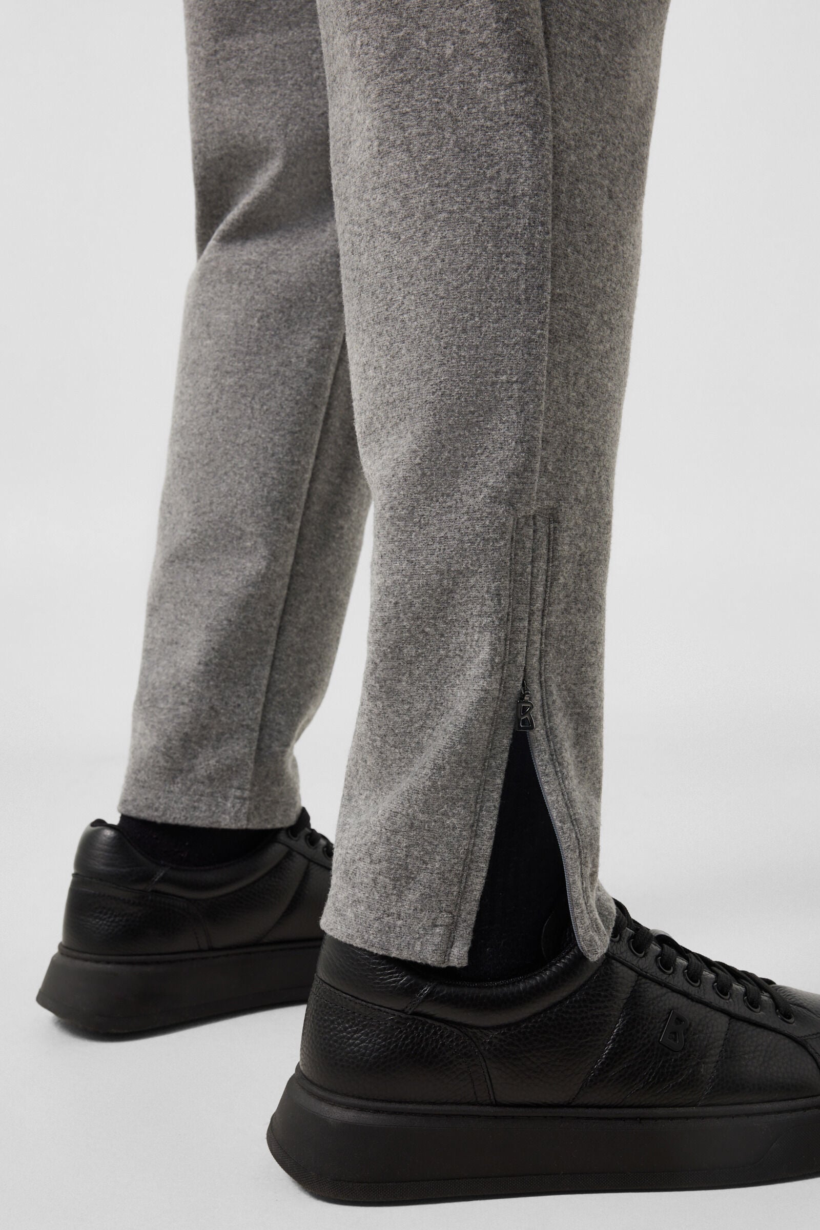 Boris Flannel Trousers Grey