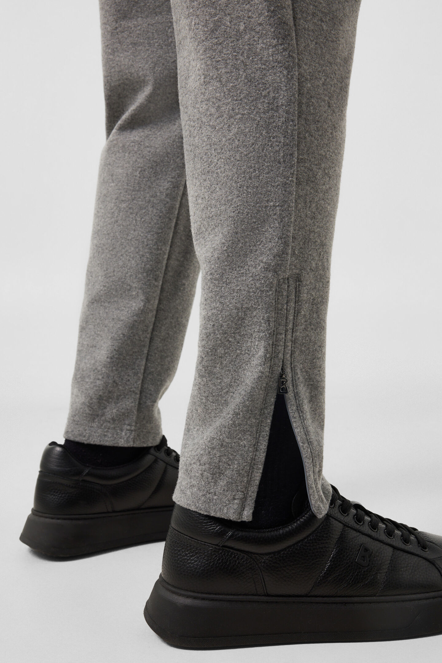 Boris Flannel Trousers Grey
