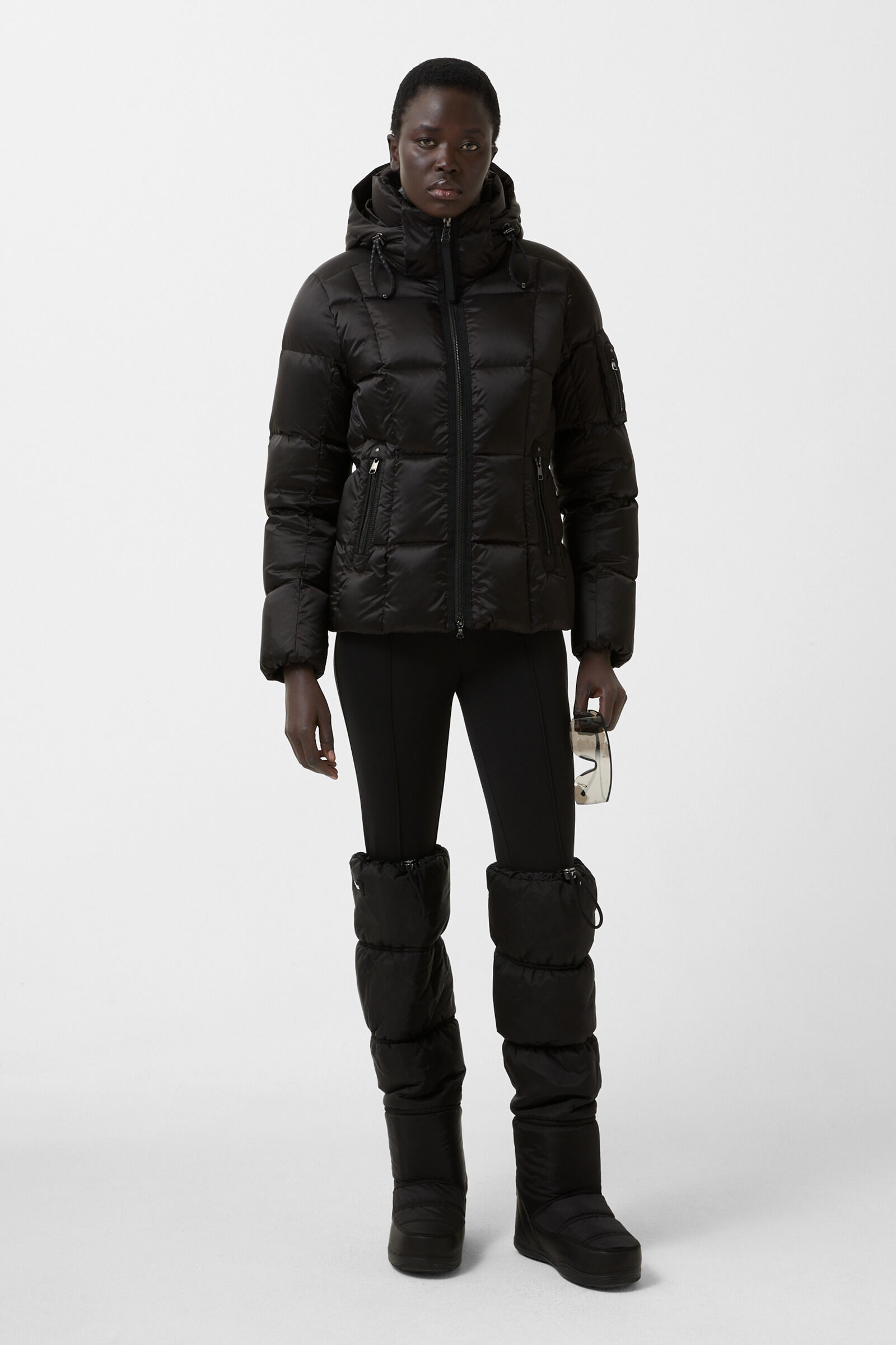 Feline down jacket Black