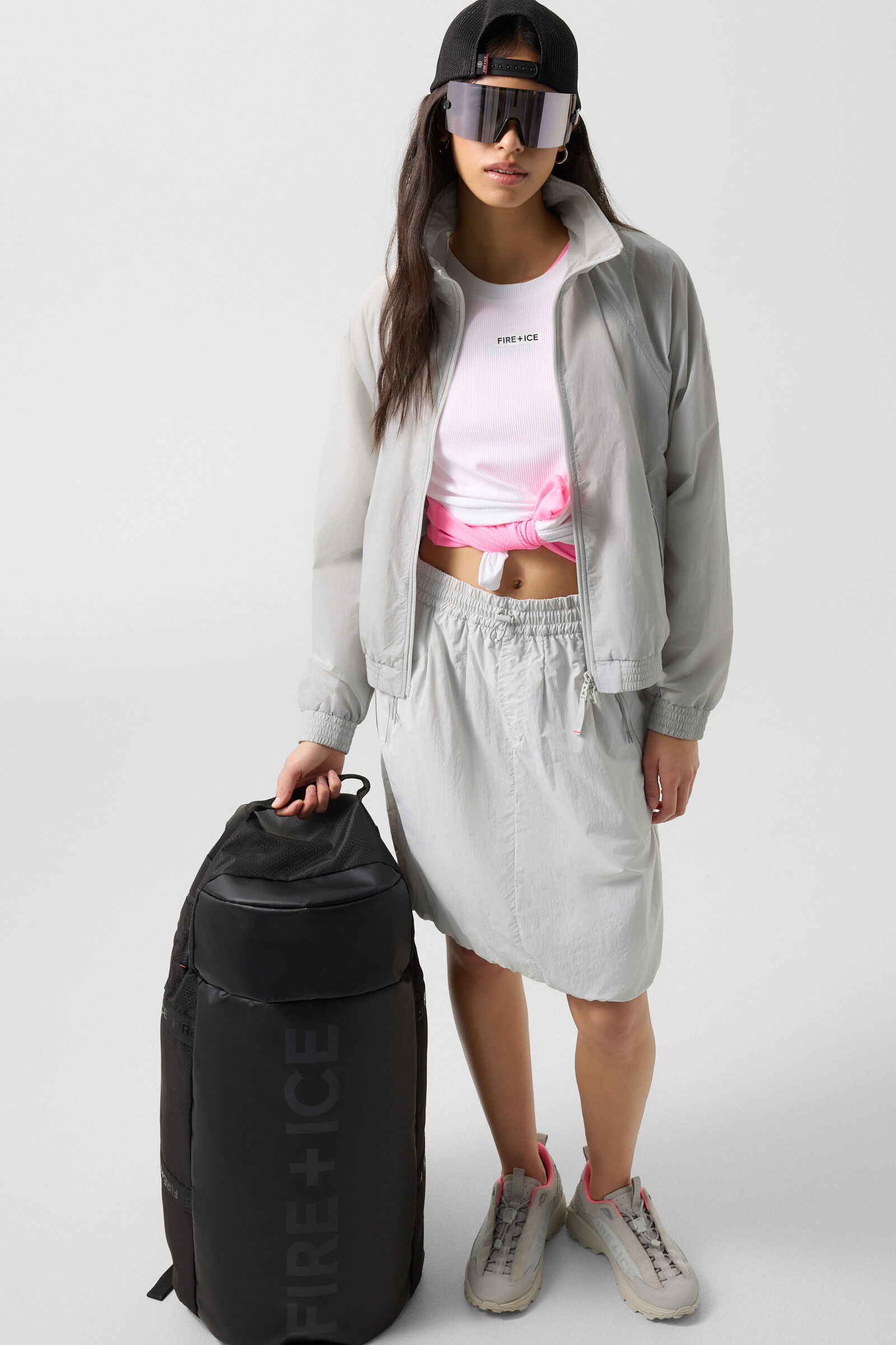 Lightweight-Jacke Keke Hellgrau