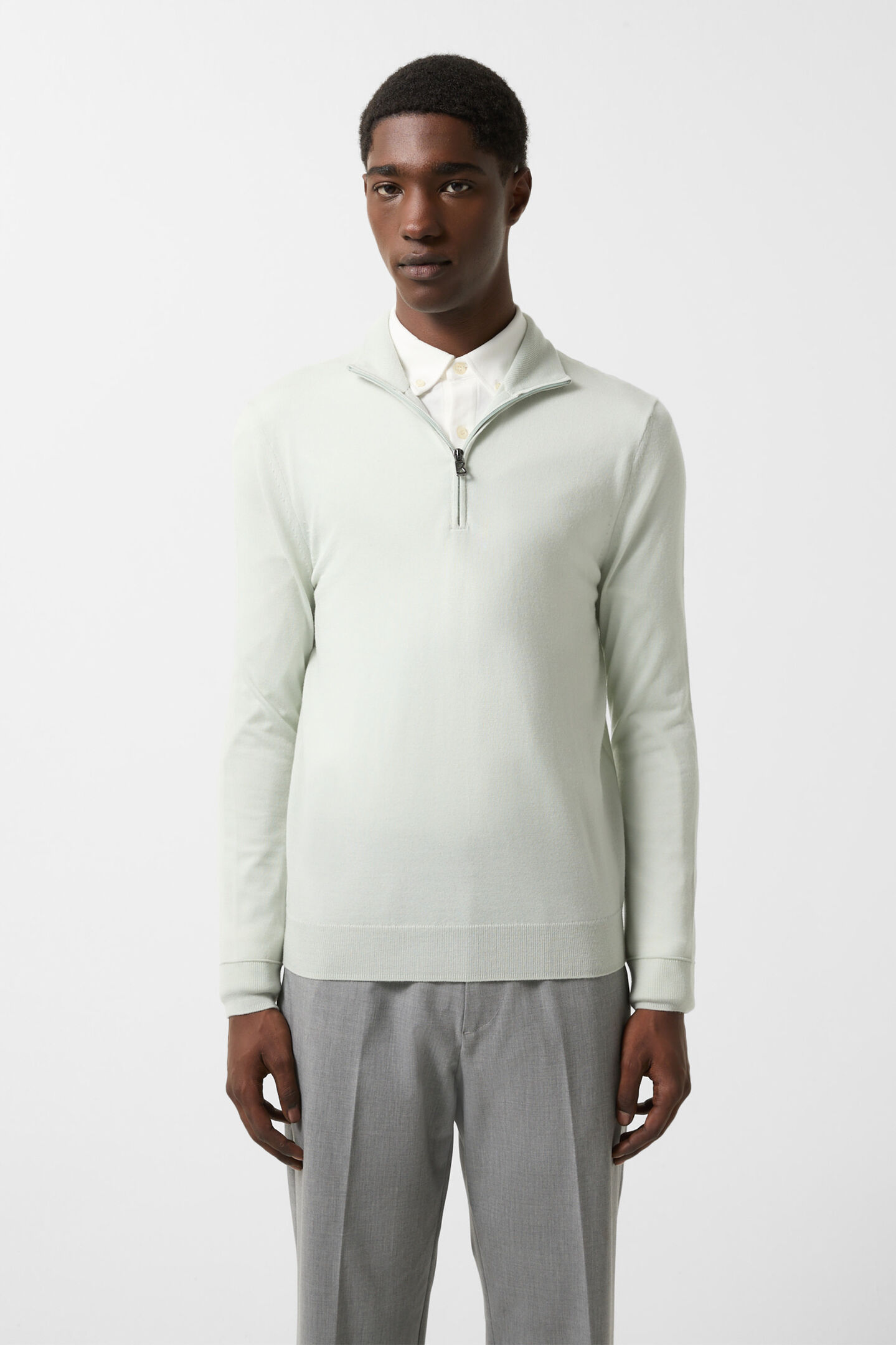 Ouri Half-zip pullover Mint