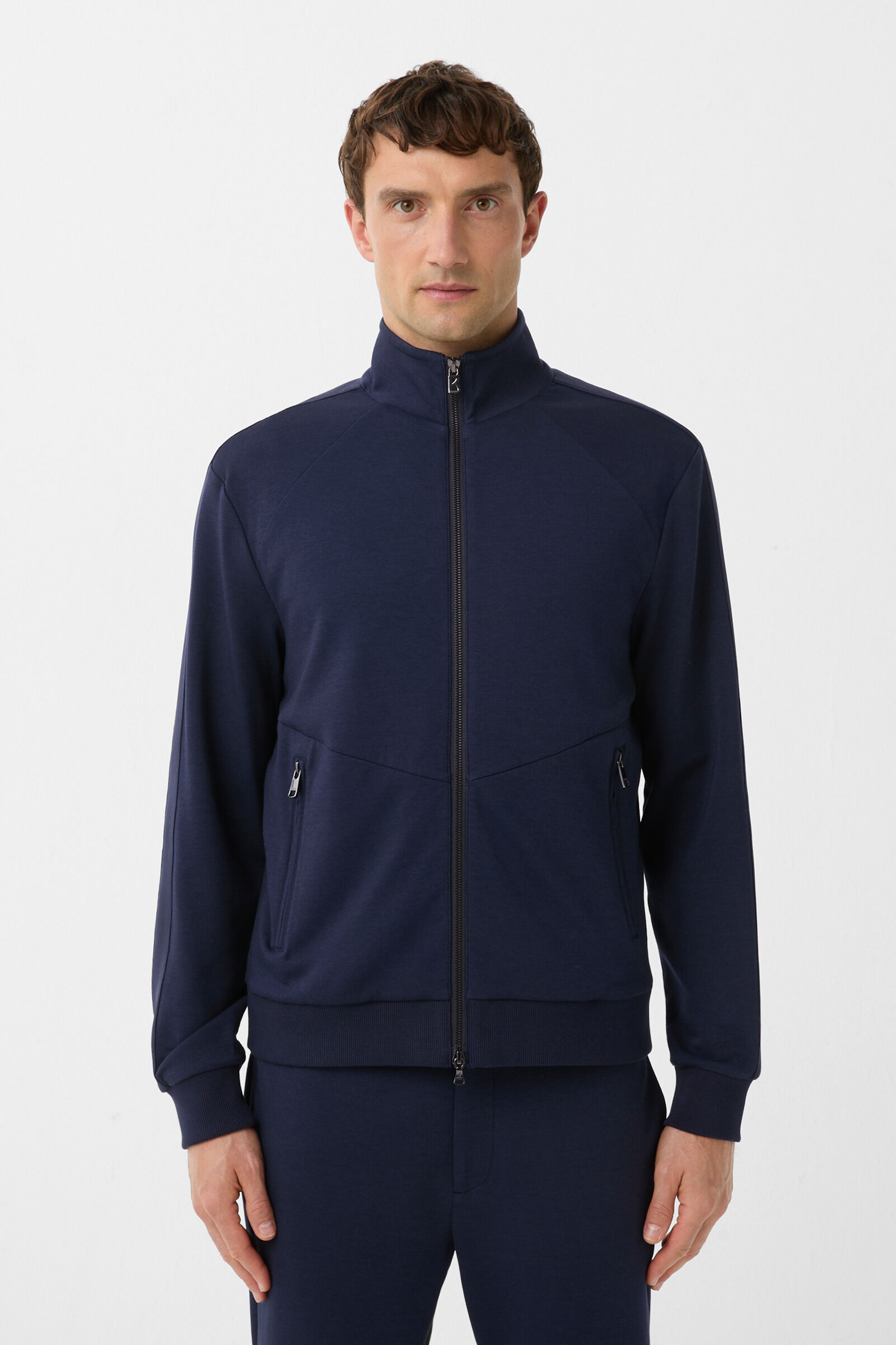 Severin jersey jacket Navy blue