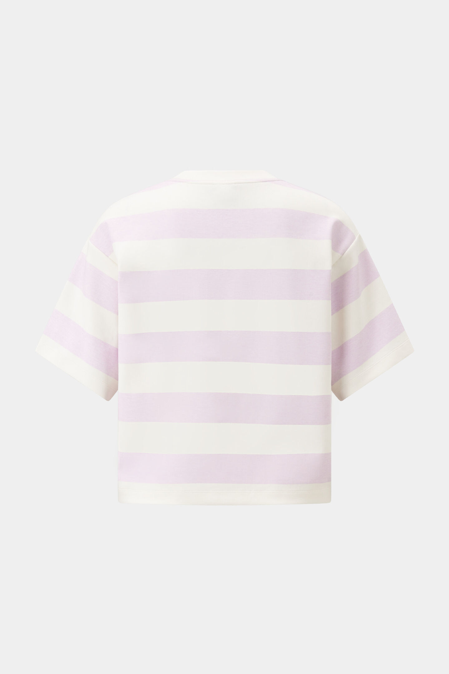 Stacey short-sleeved sweater Lilac/Off-White
