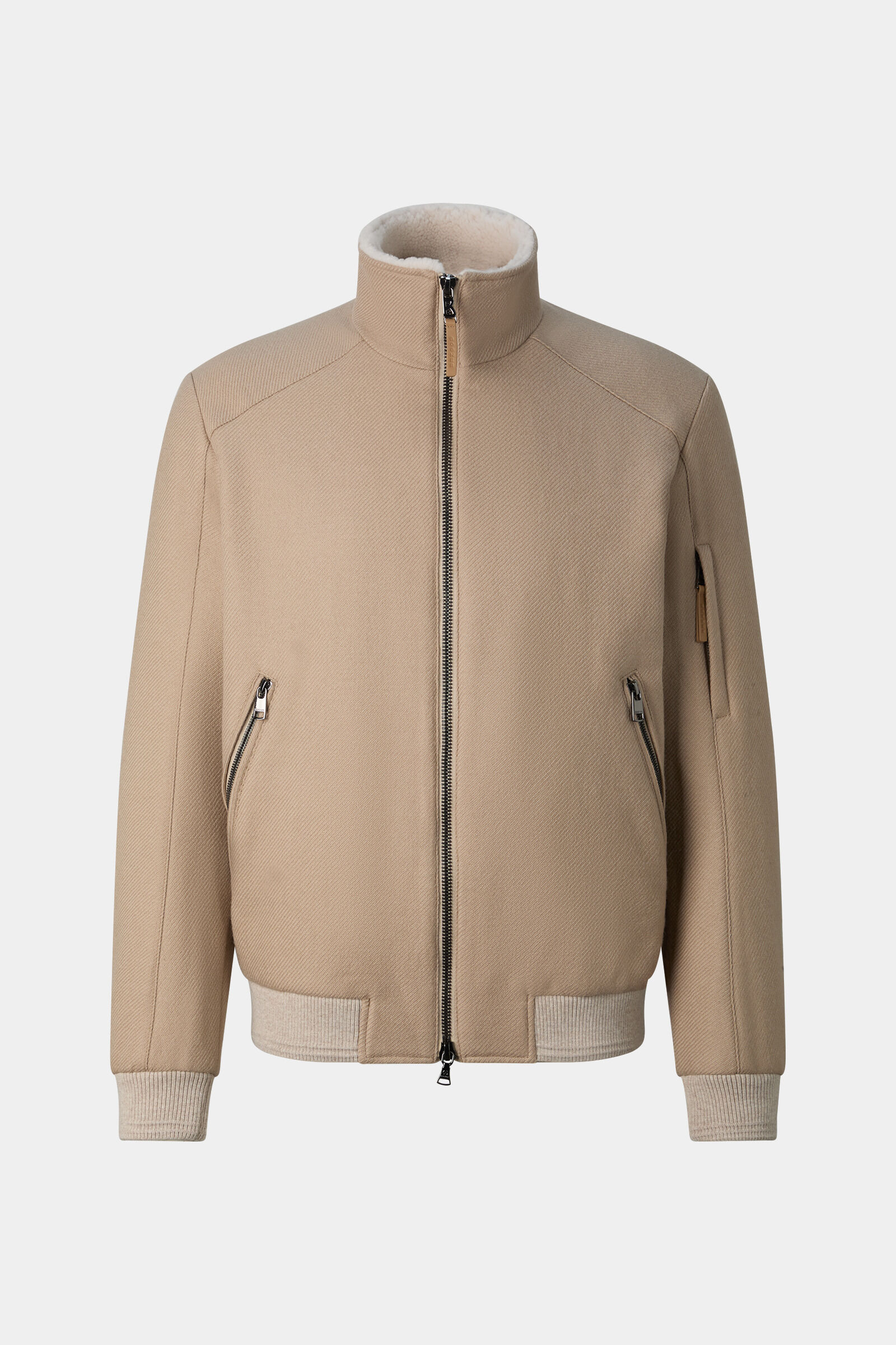 Teryl Virgin Wool Blouson Camel