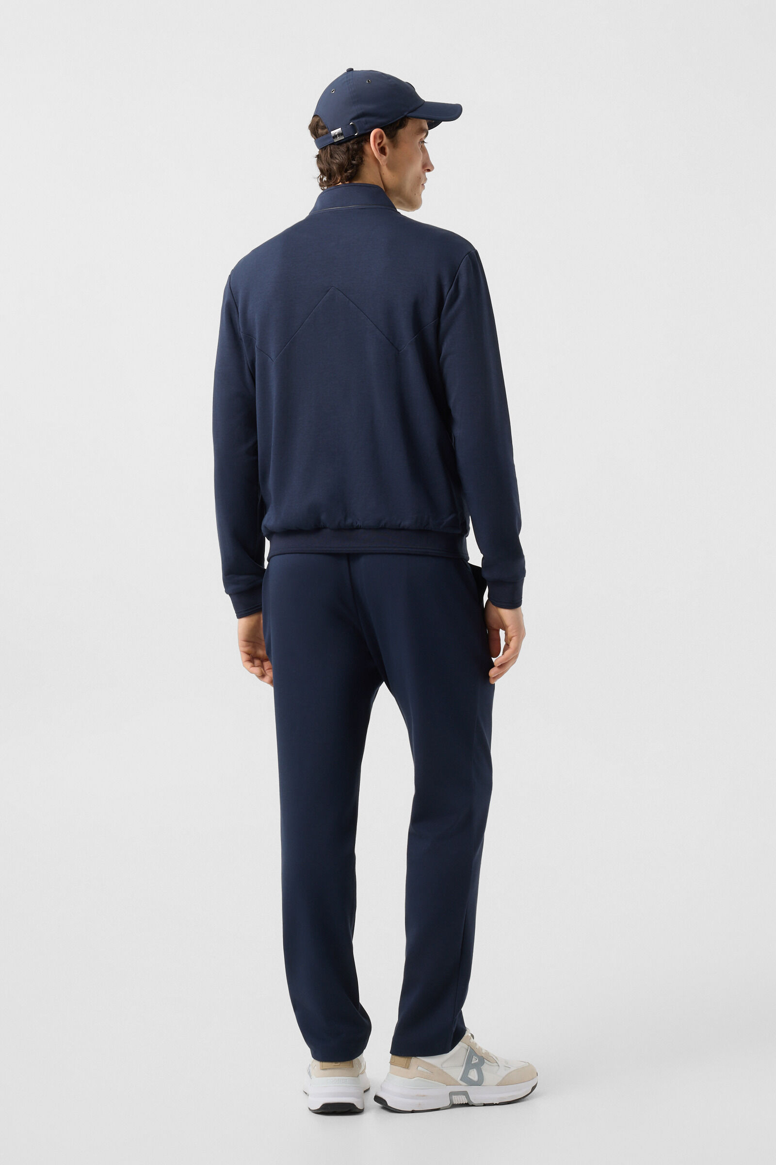 Spencer jersey jacket Navy blue