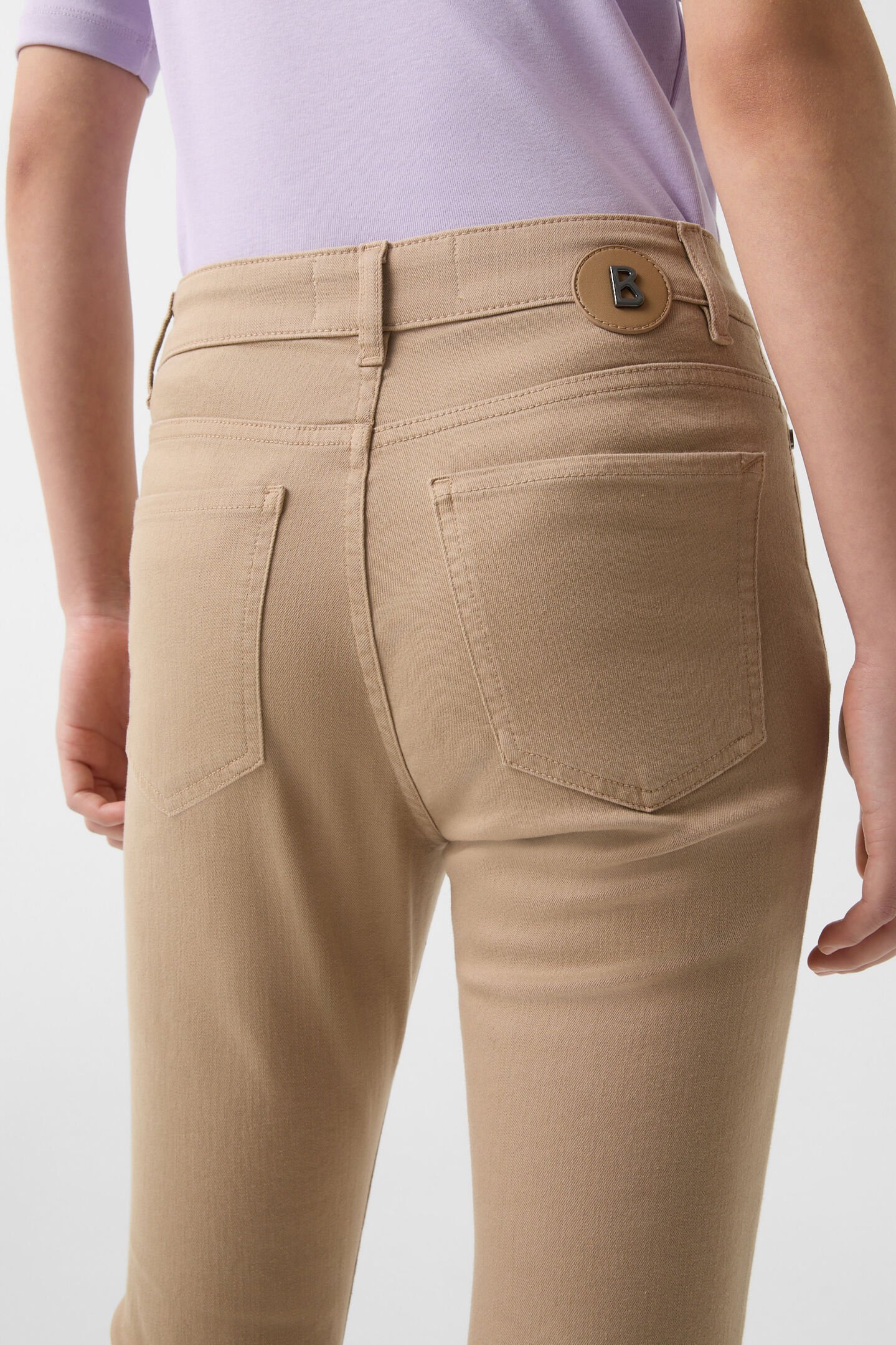 7/8-Slim Fit Jeans Julie Karamell