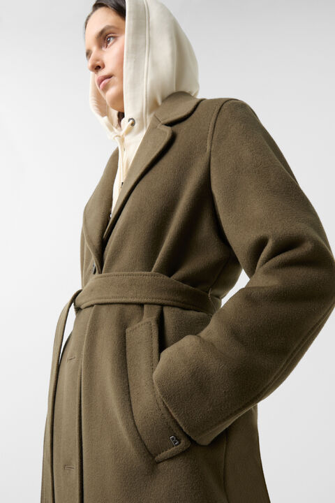 Viola Wool coat Olive green Viola Wool coat Olive green