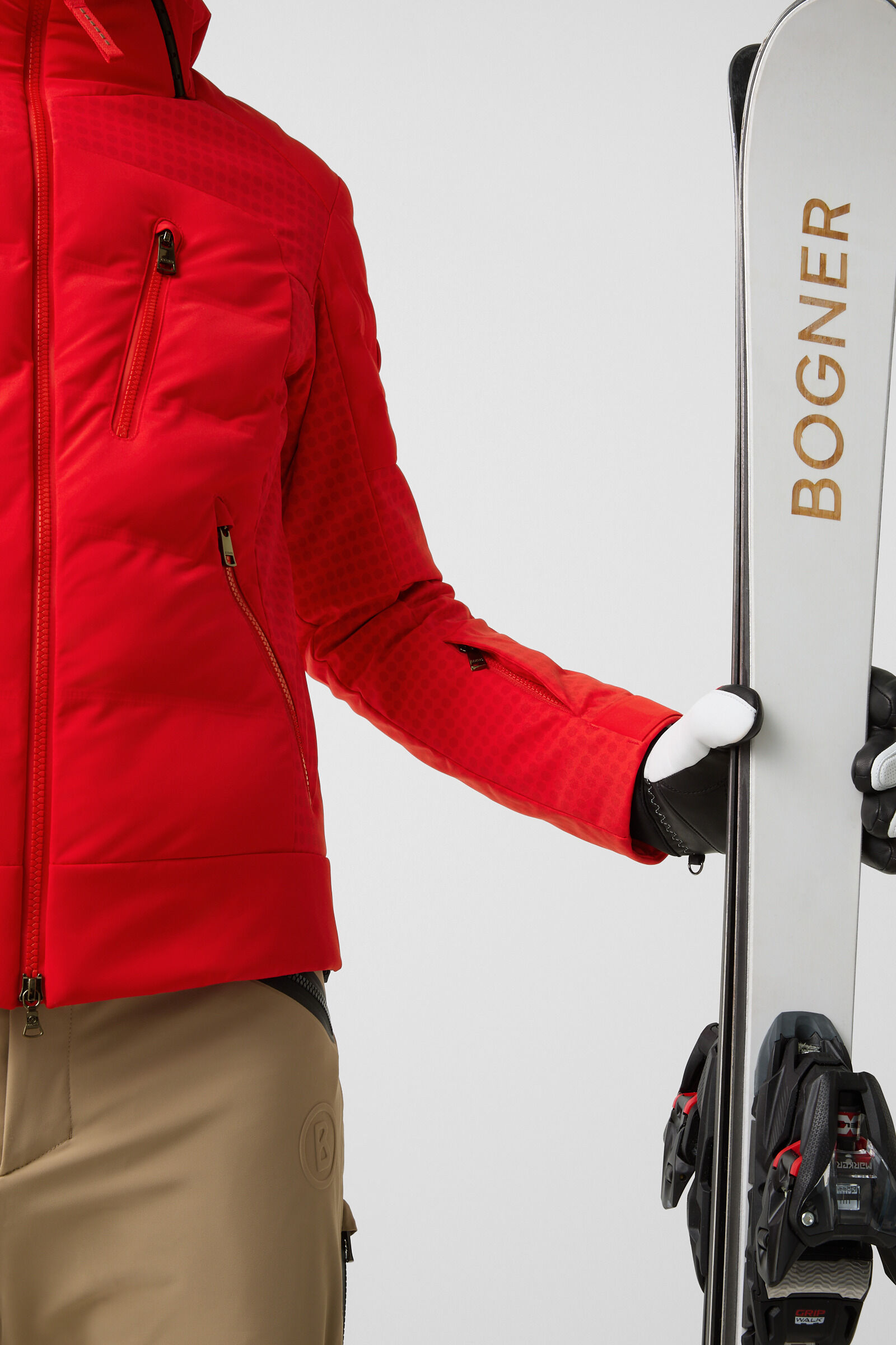 Fionn ski jacket Red