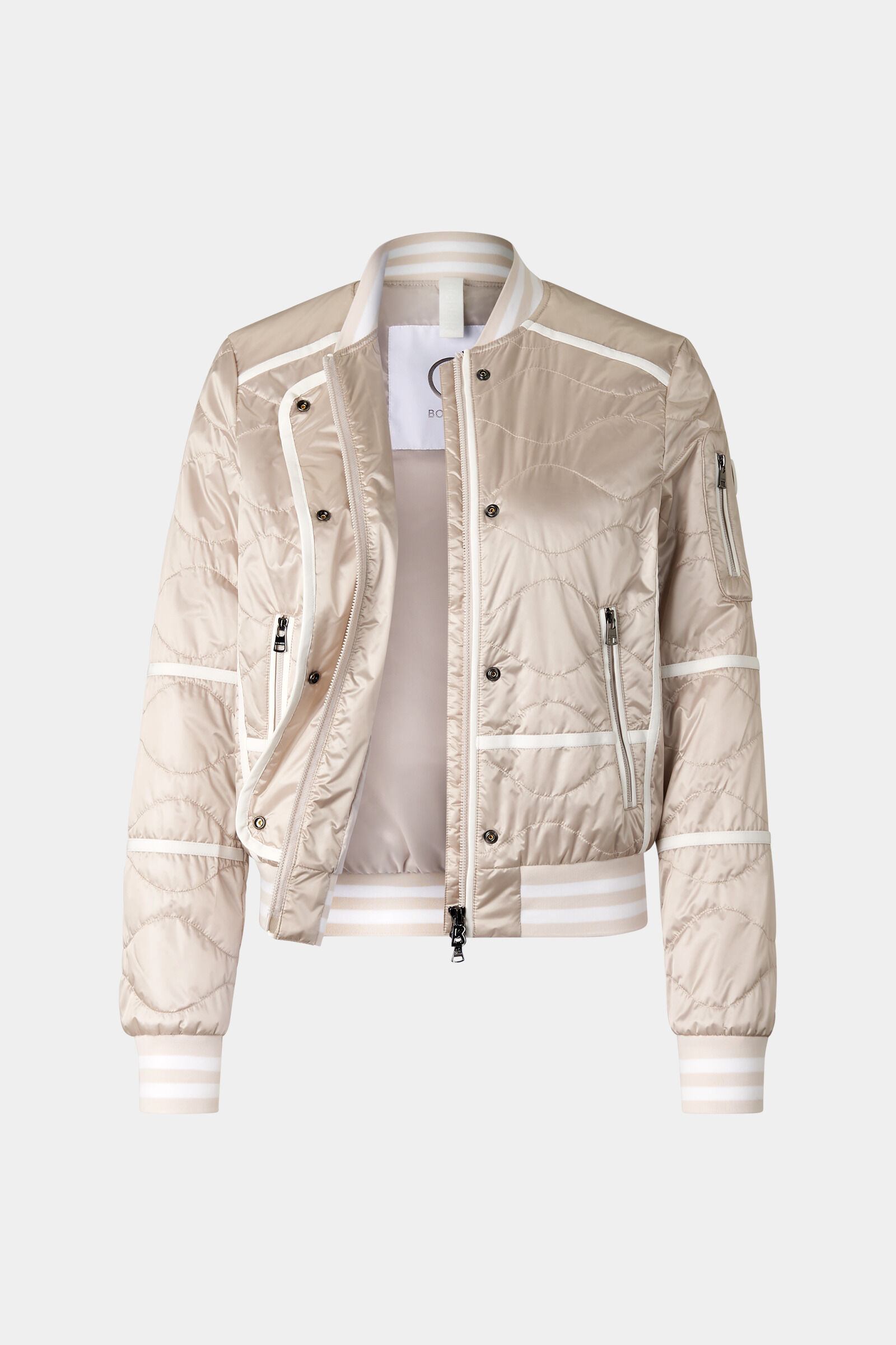 Lia quilted jacket Sand