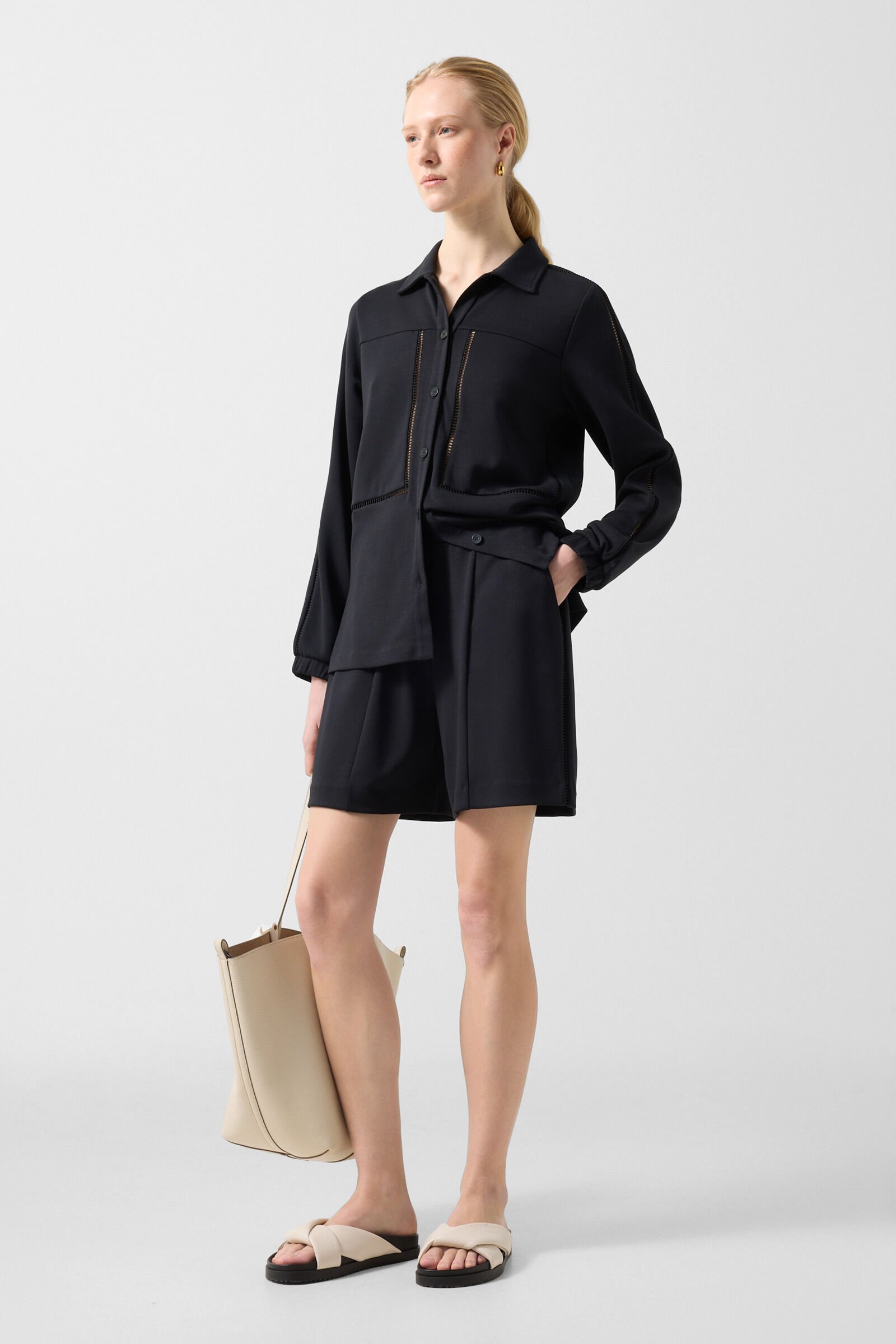 Romi jersey shorts Black