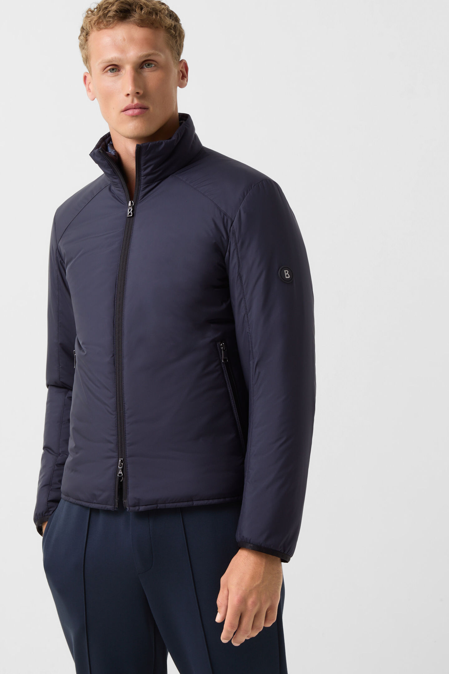 Conno lightweight down jacket Navy blue