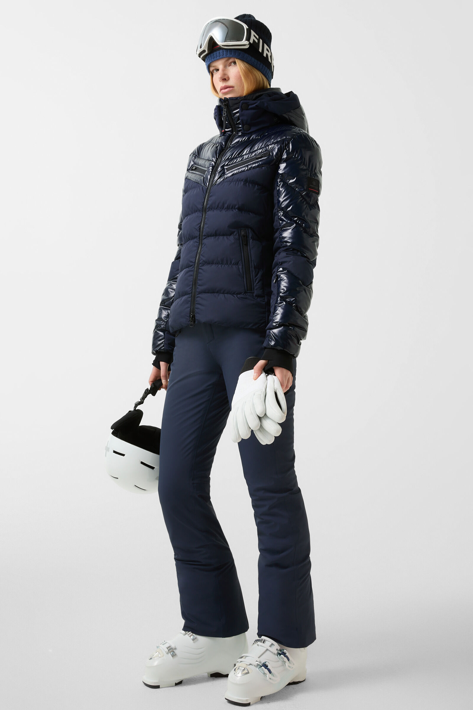 Farina quilted jacket Dark blue