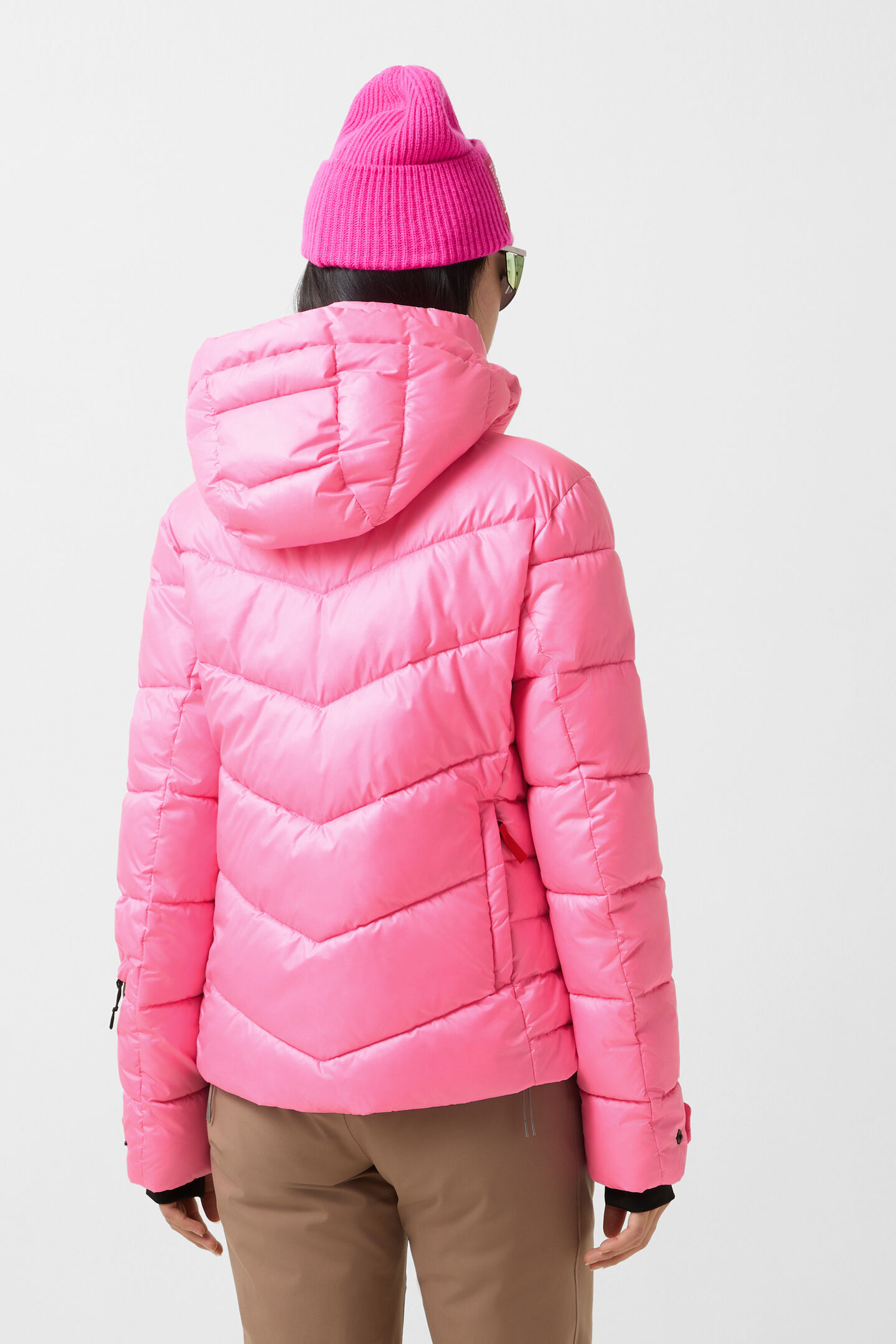 Saelly quilted jacket Pink
