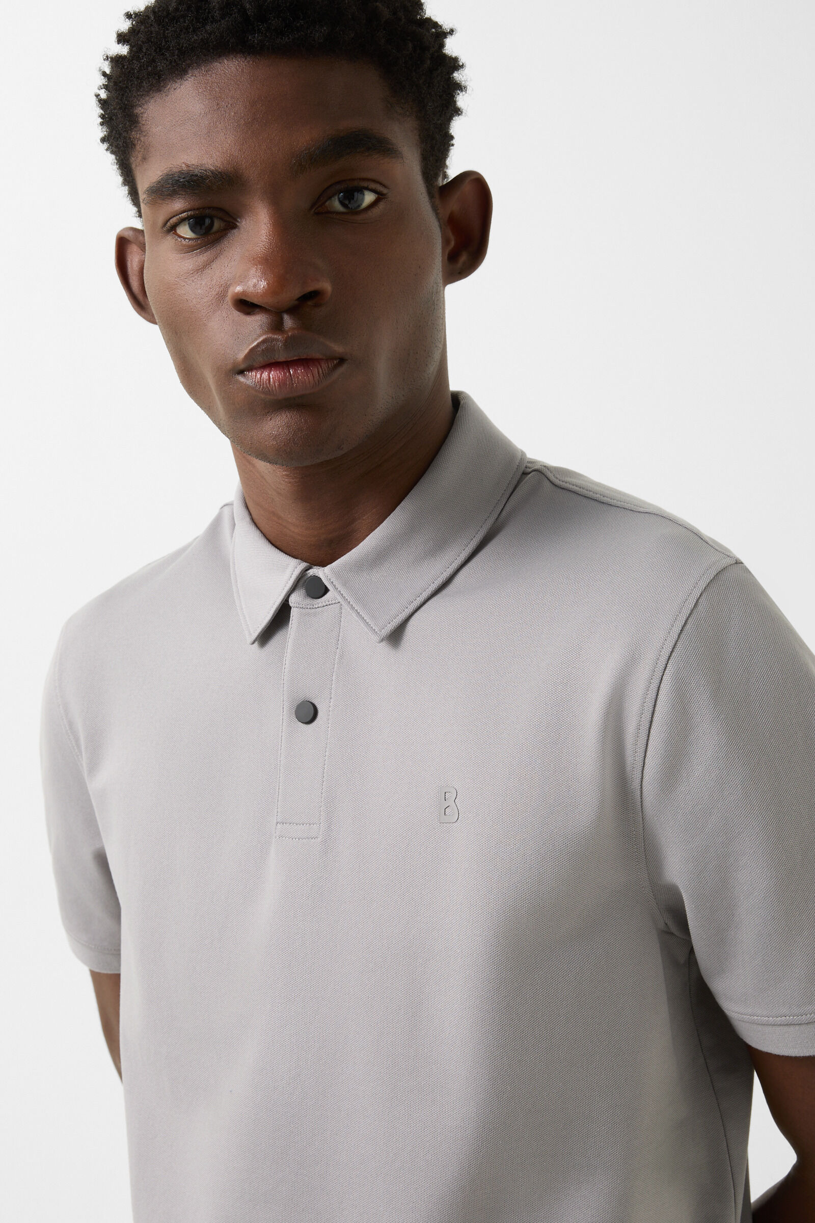 Timo polo shirt Grey