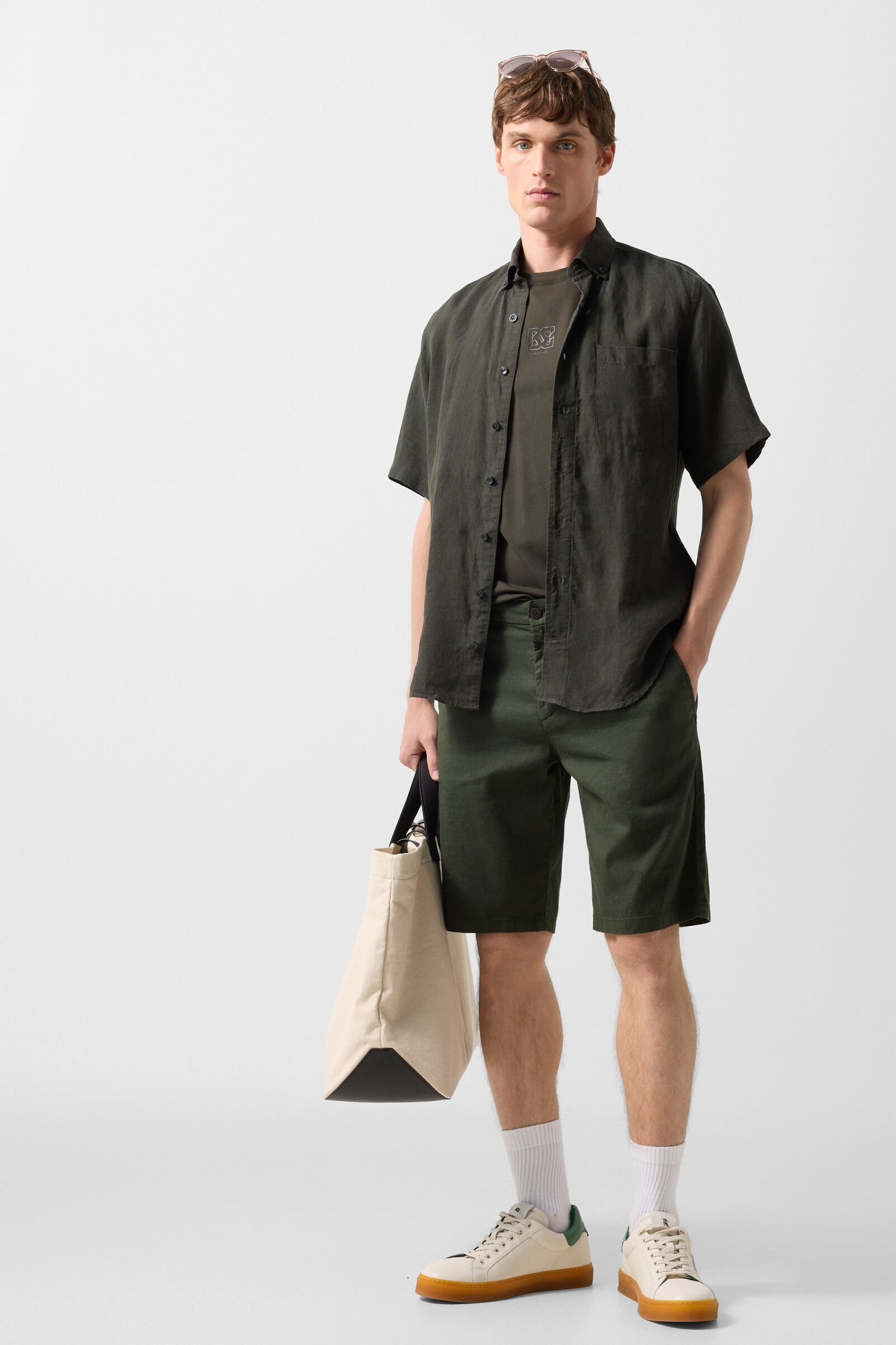 T-shirt Roc Olive green