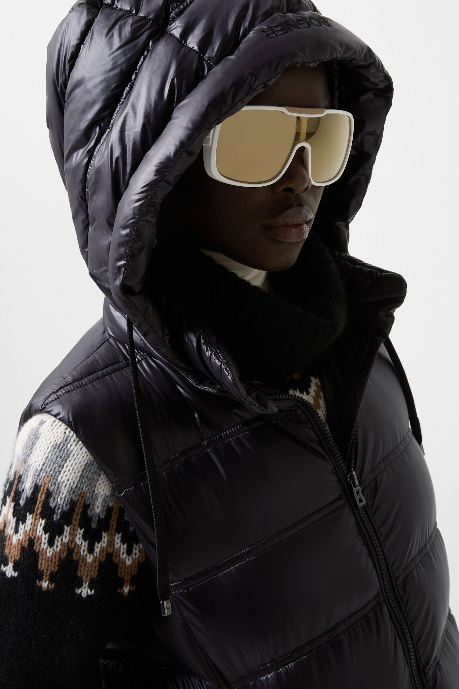 Liddy down waistcoat Black