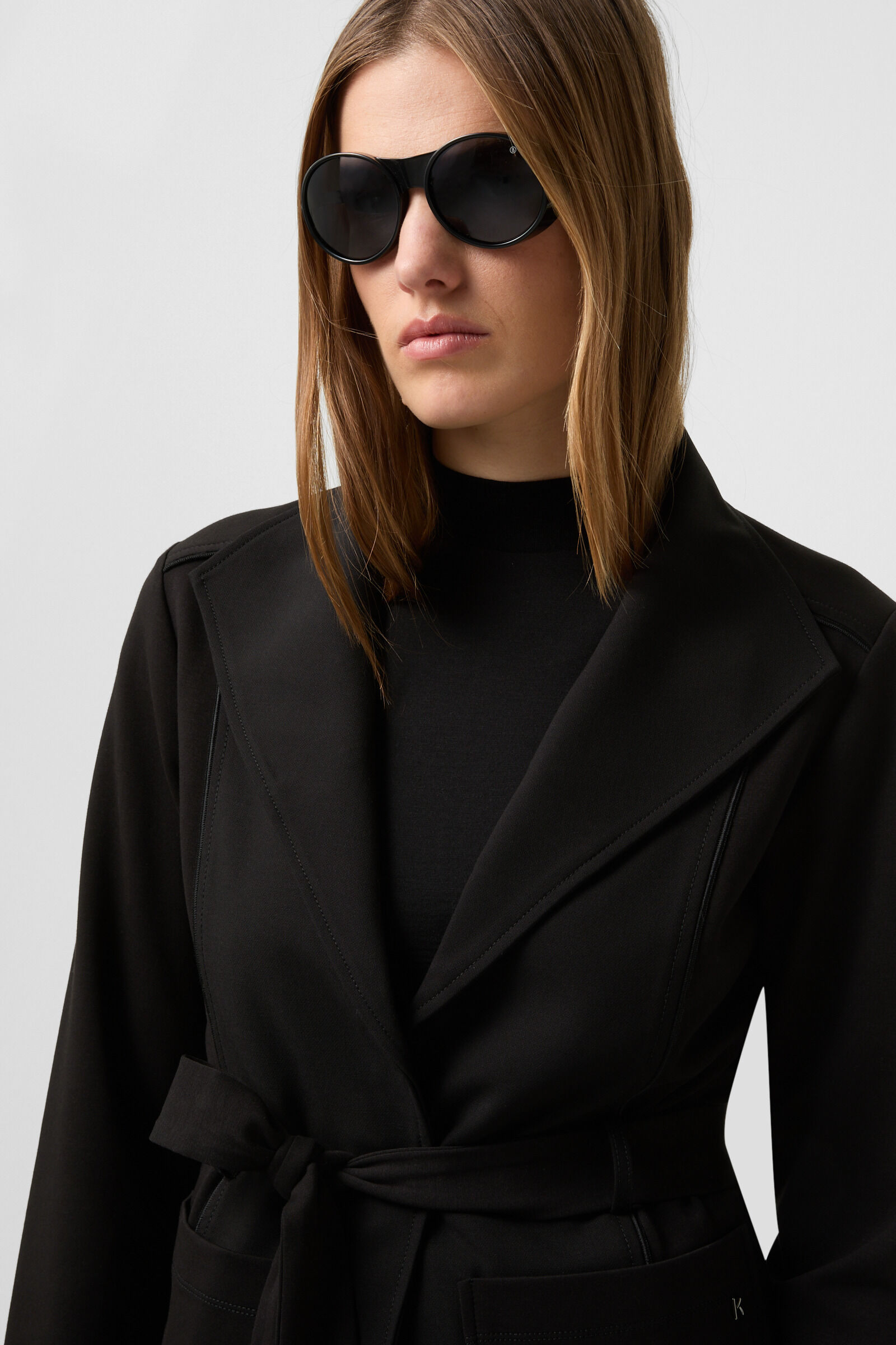 Benisha jersey blazer Black