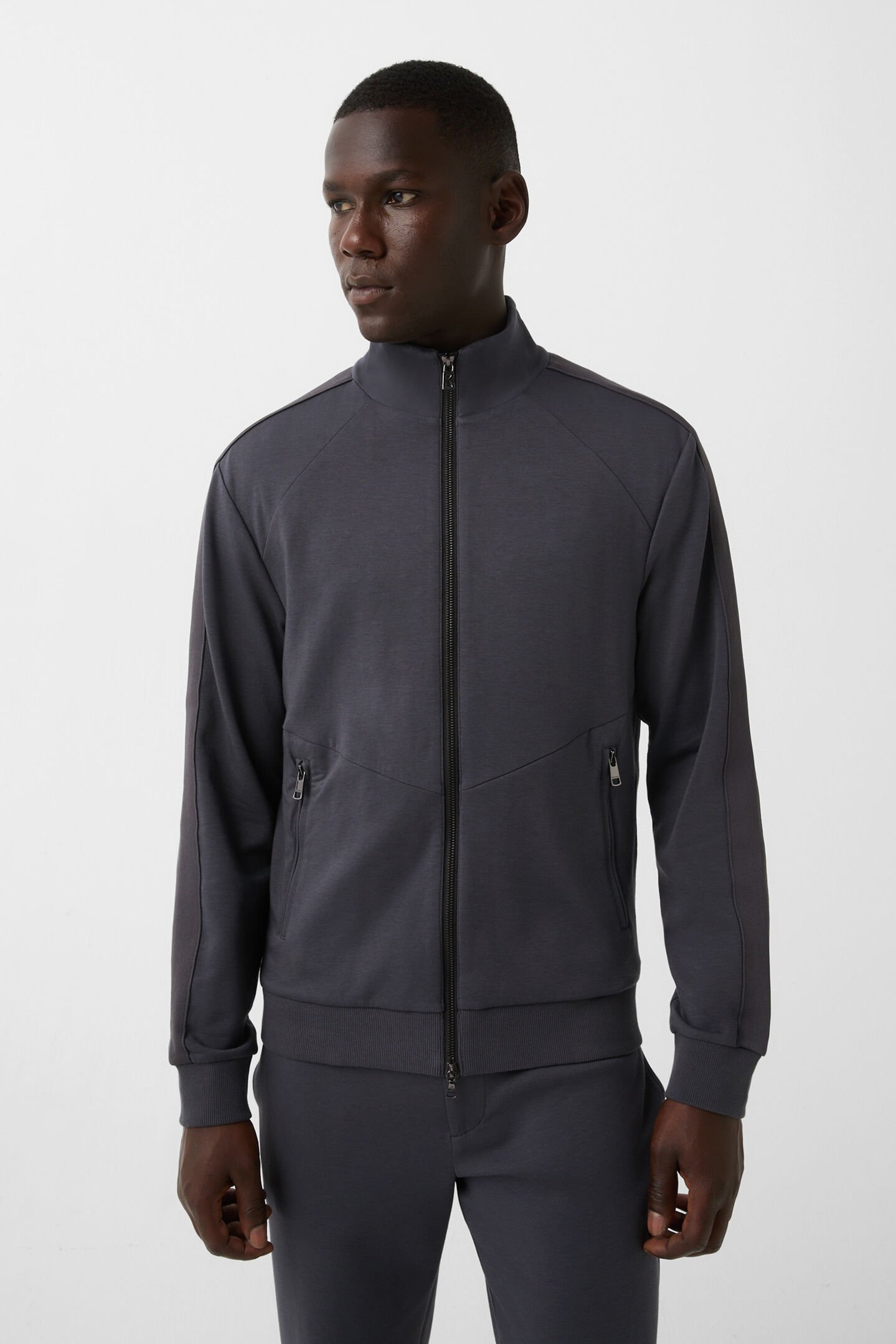 Severin jersey jacket Anthracite