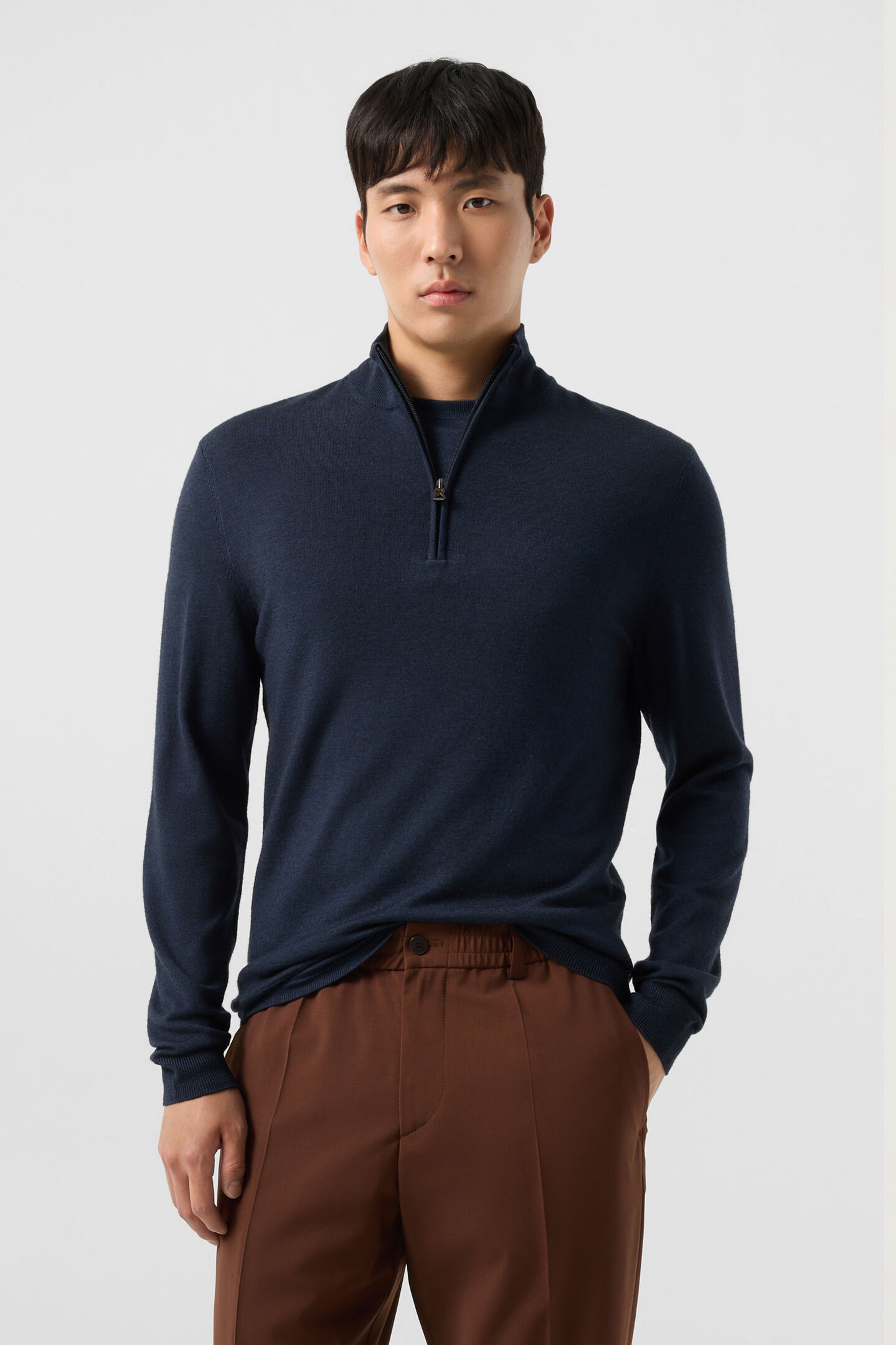 Merino Troyer Ouri Navy blue