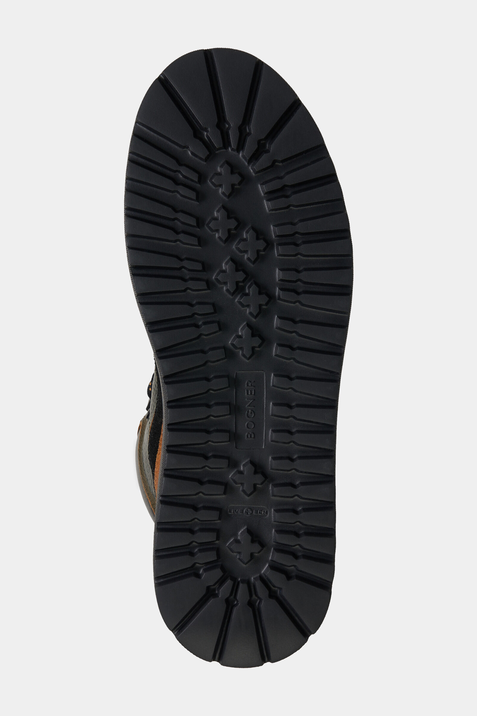 Low Boots Antwerp Black/cognac/olive green