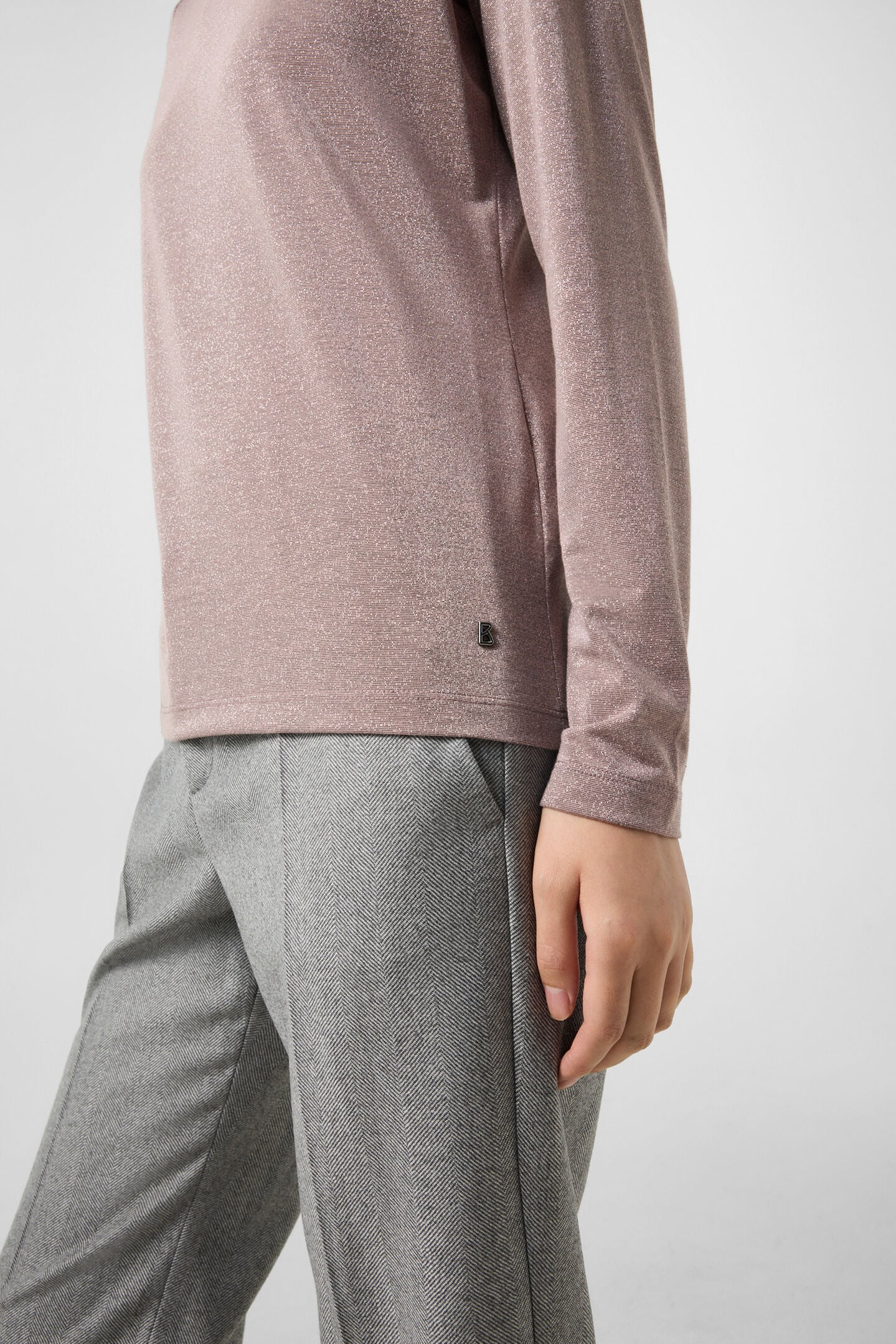 Silva long-sleeved top Ros&eacute;