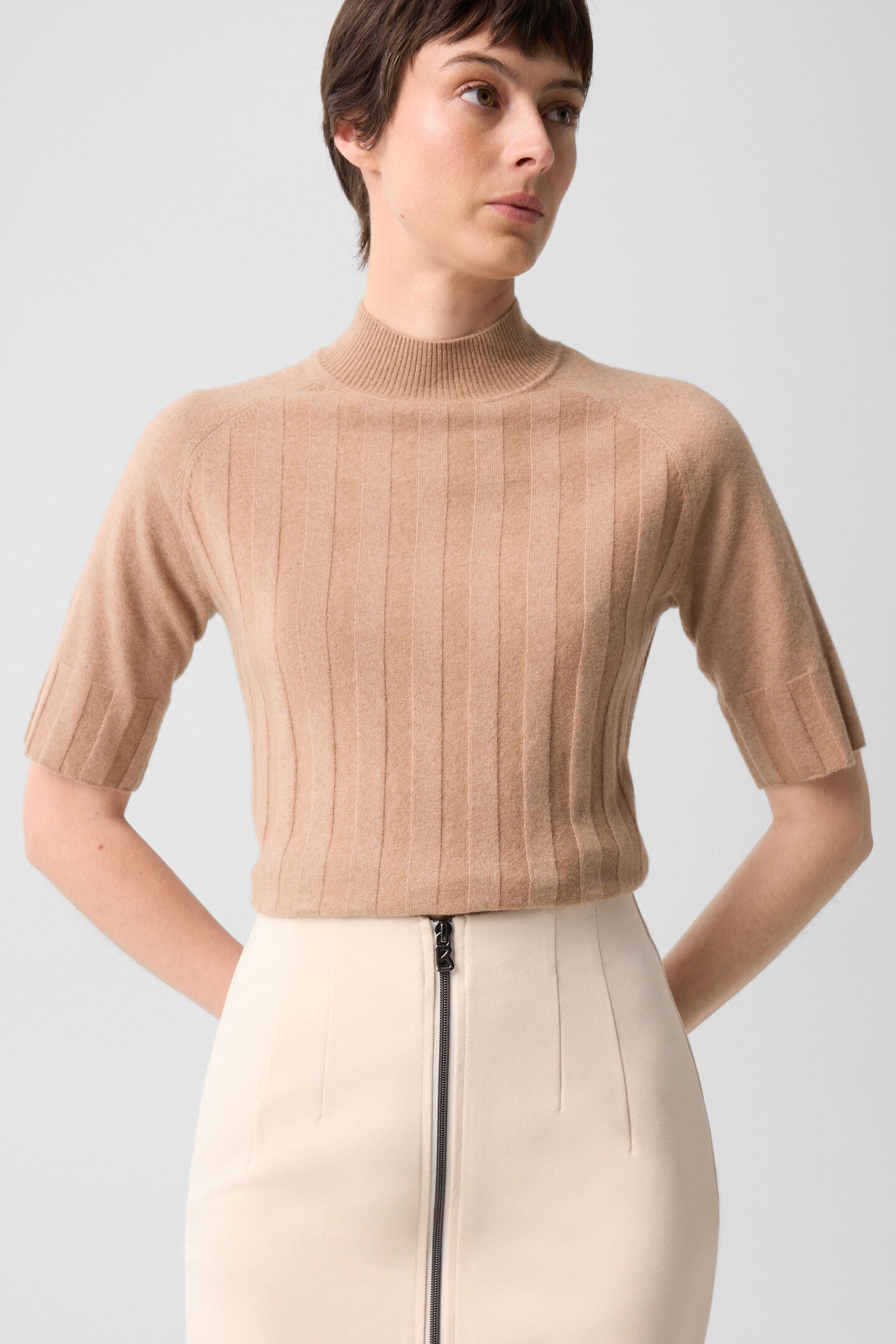 Lea sweat skirt Cream