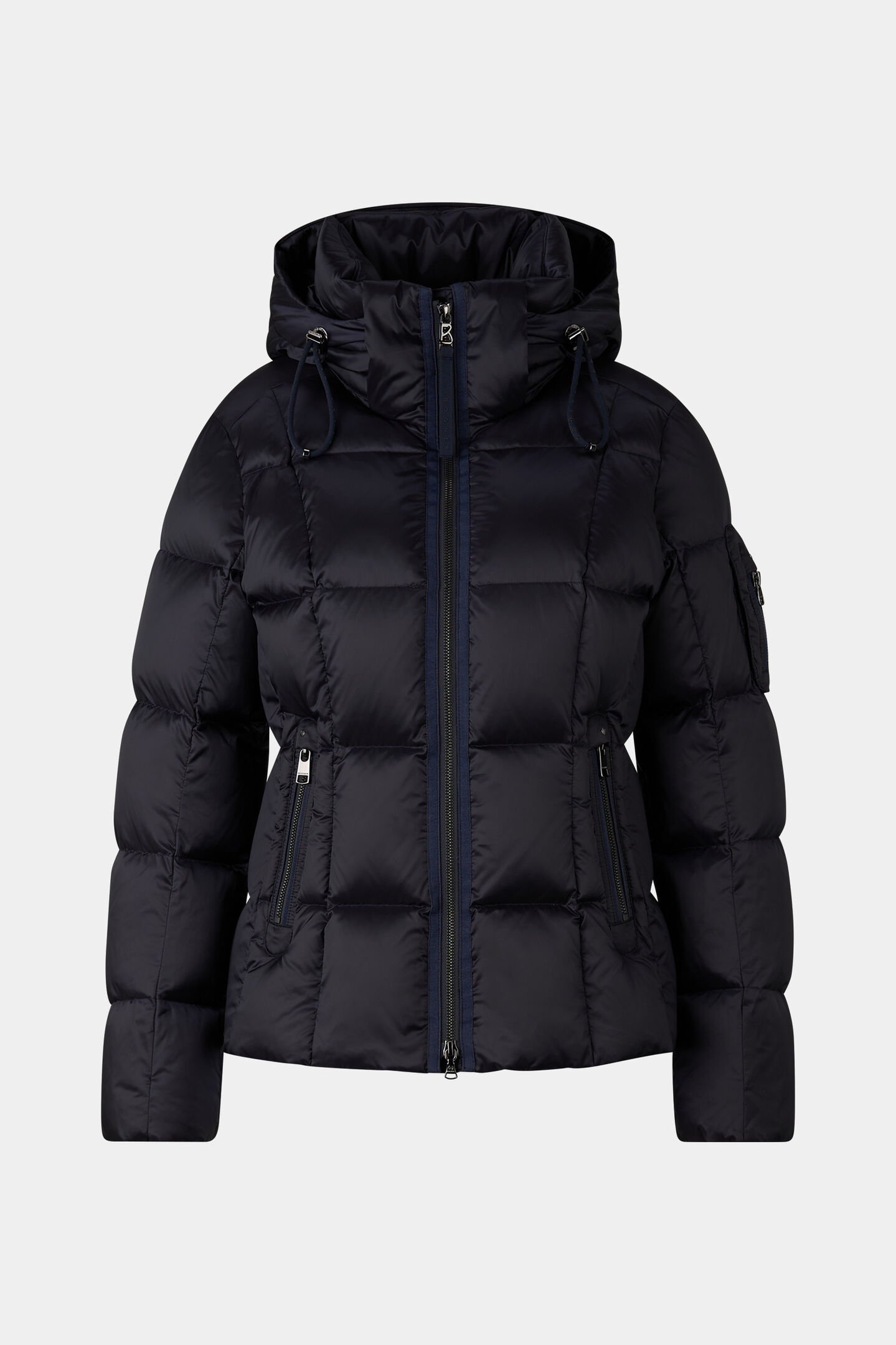 Feline down jacket Navy blue