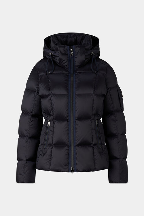 Feline down jacket Navy blue