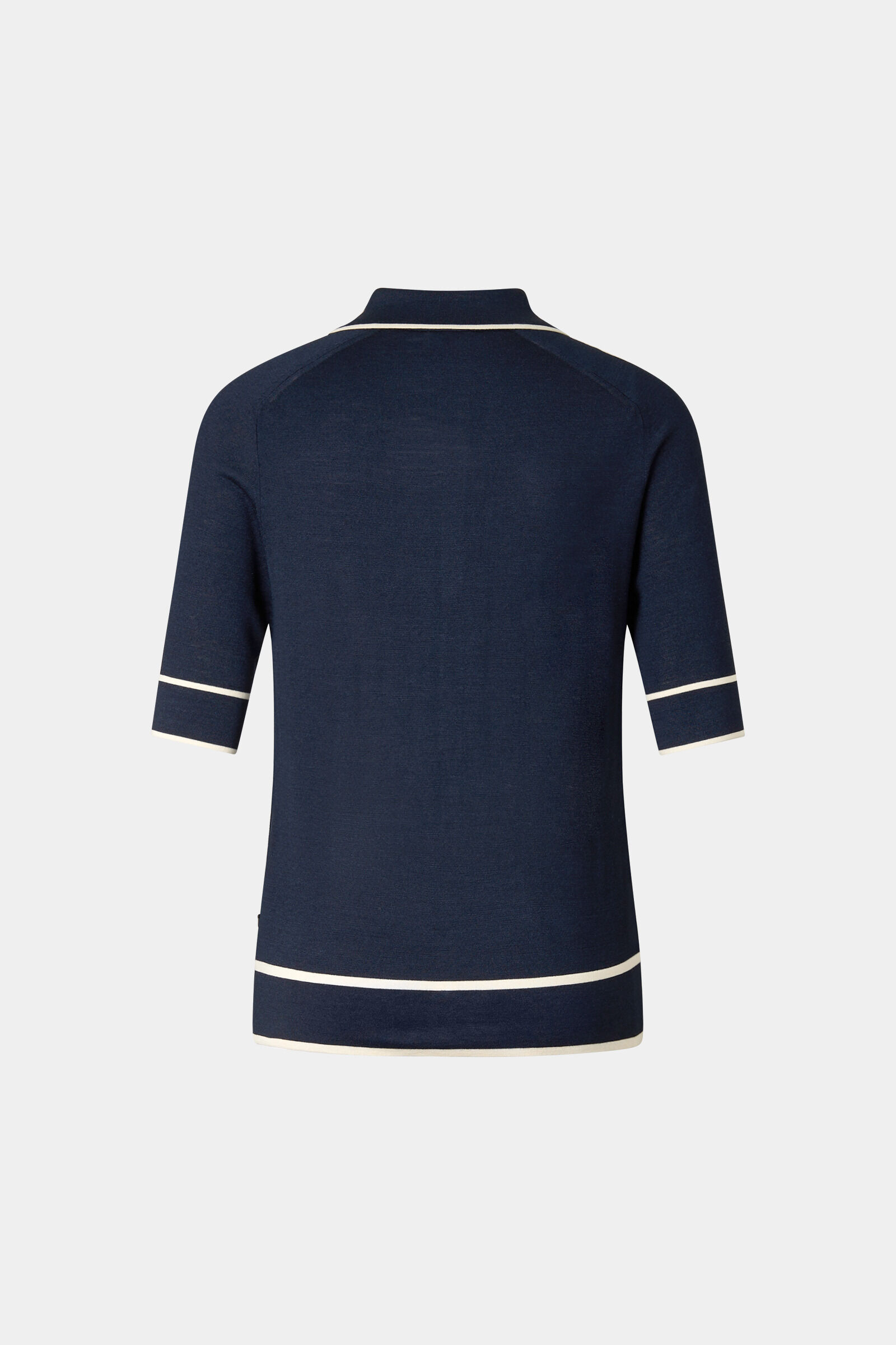 Peaches silk knit jacket Navy blue