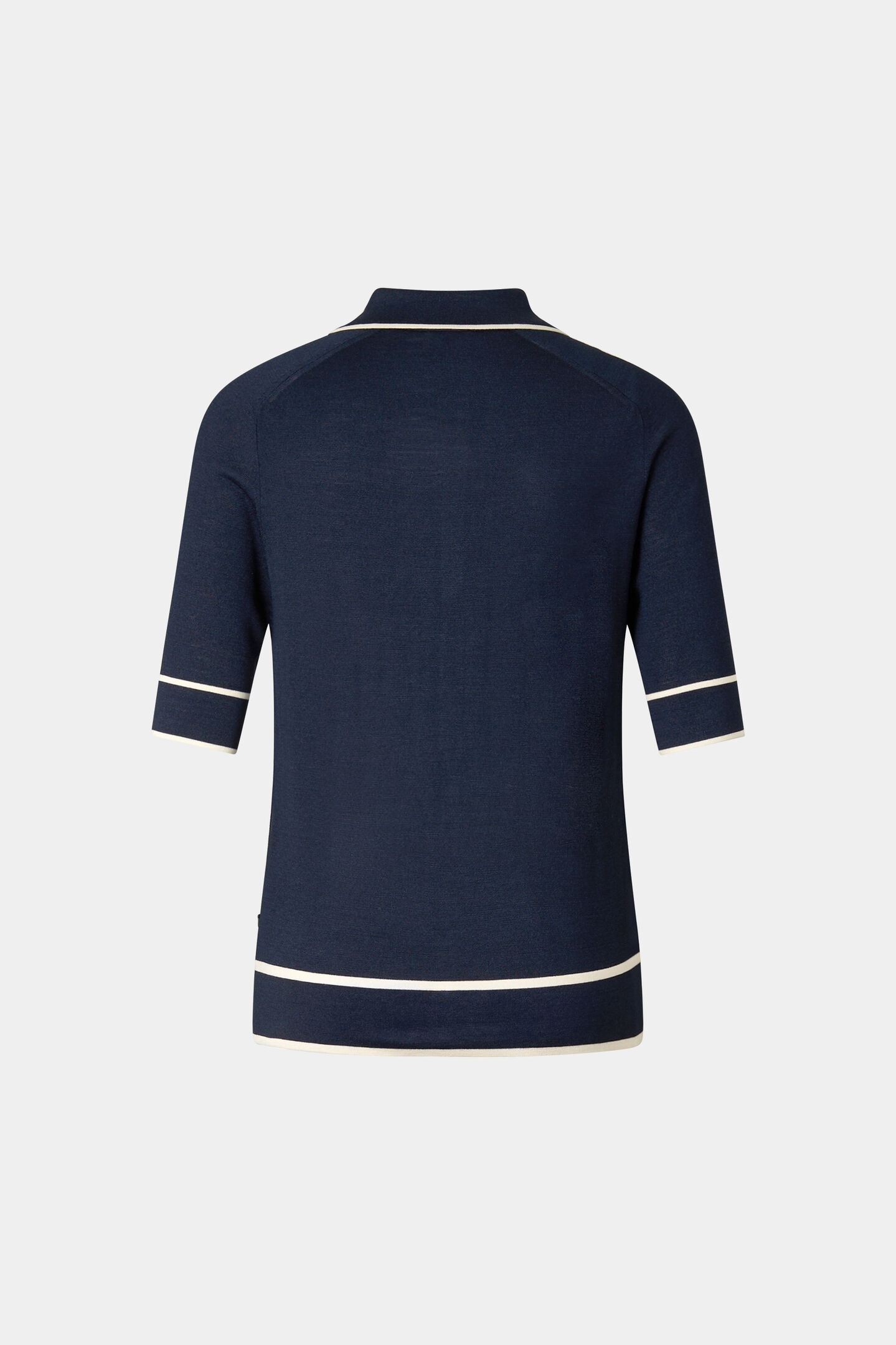 Peaches silk knit jacket Navy blue