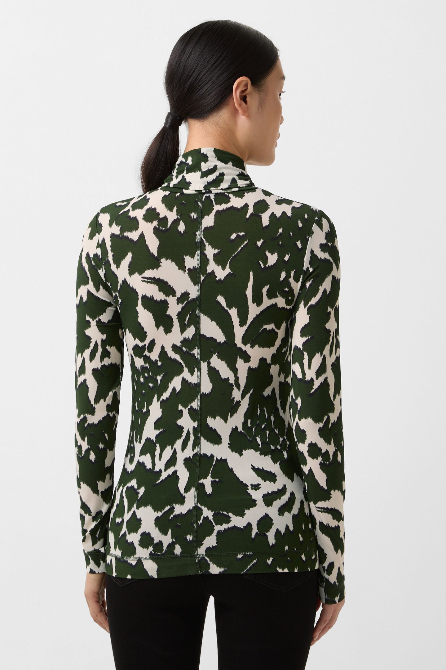 Andriana longsleeve Green/cream