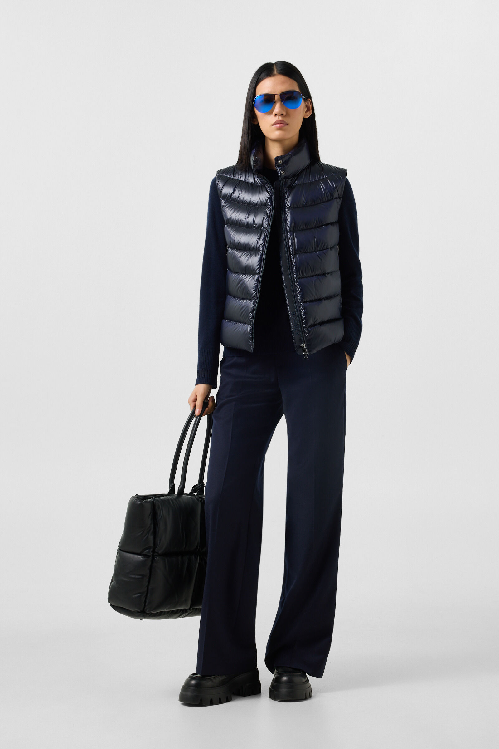 Milly Lightweight Down Vest Navy
