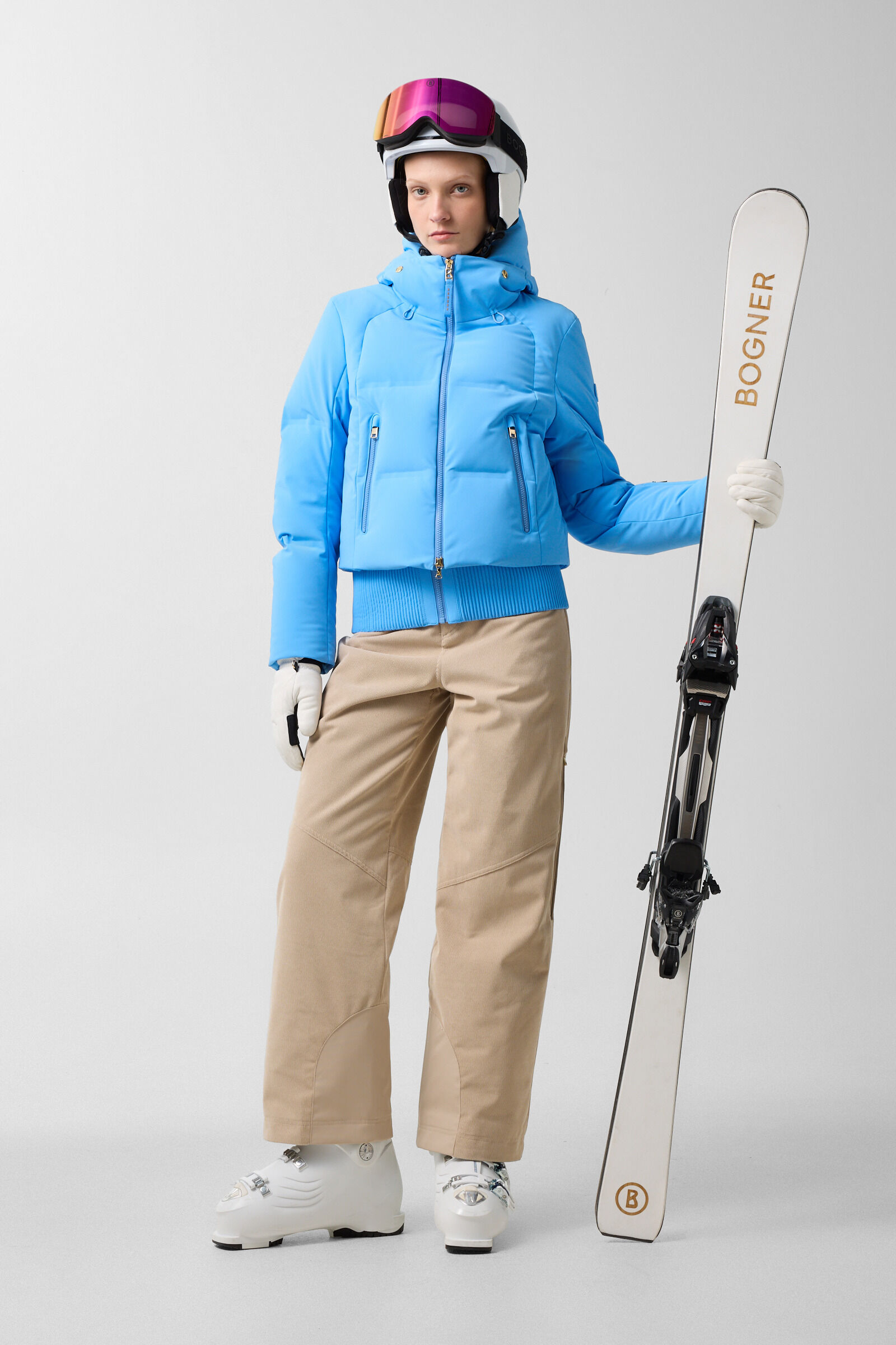 Dea Down Ski Jacket Cyan-blue