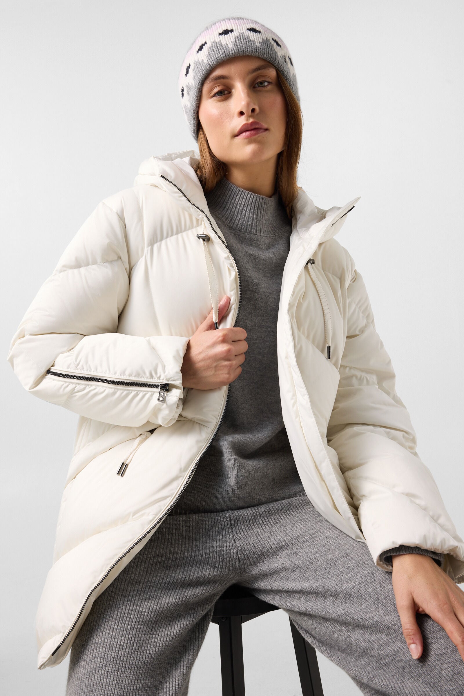 Glenda Down Parka Off-White