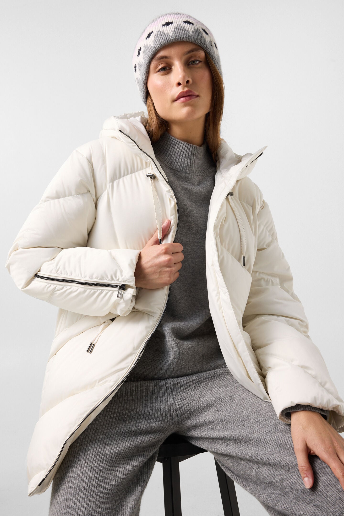 Glenda Down Parka Off-White