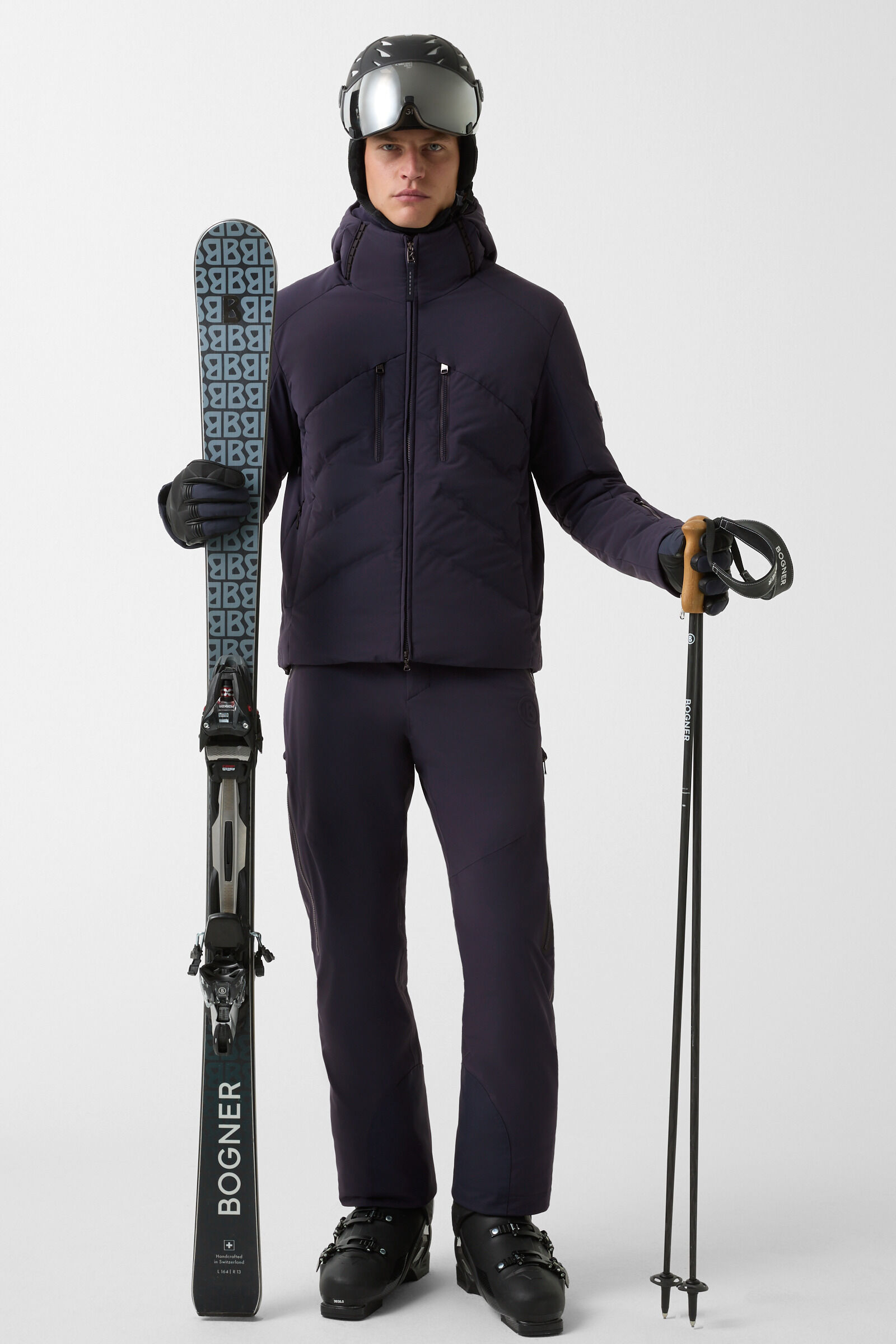 Jervis down ski jacket Navy blue