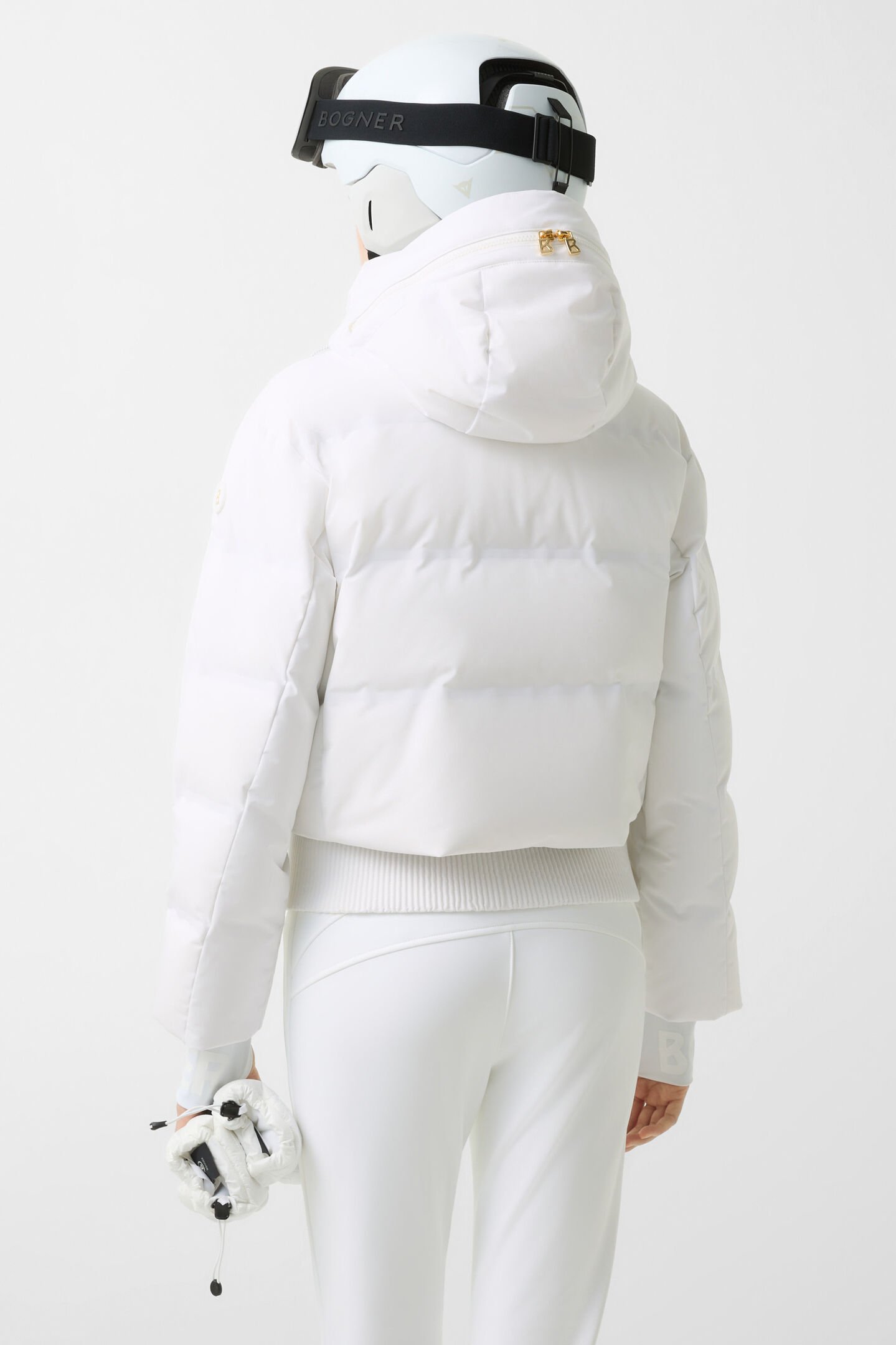 2-in-1 Ski-Daunenjacke Suri Weiß