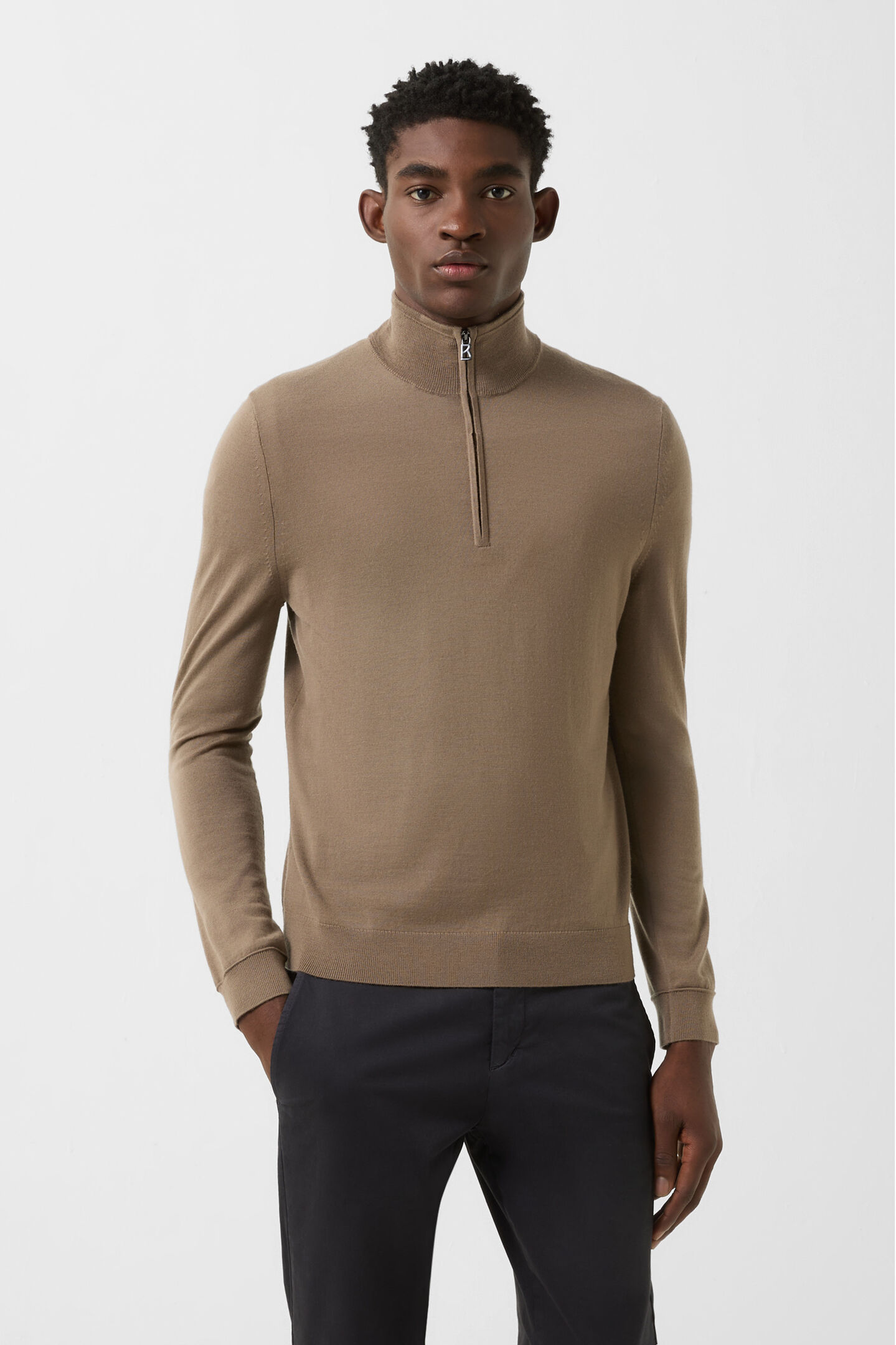 Virgin wool Ouri troyer Mud