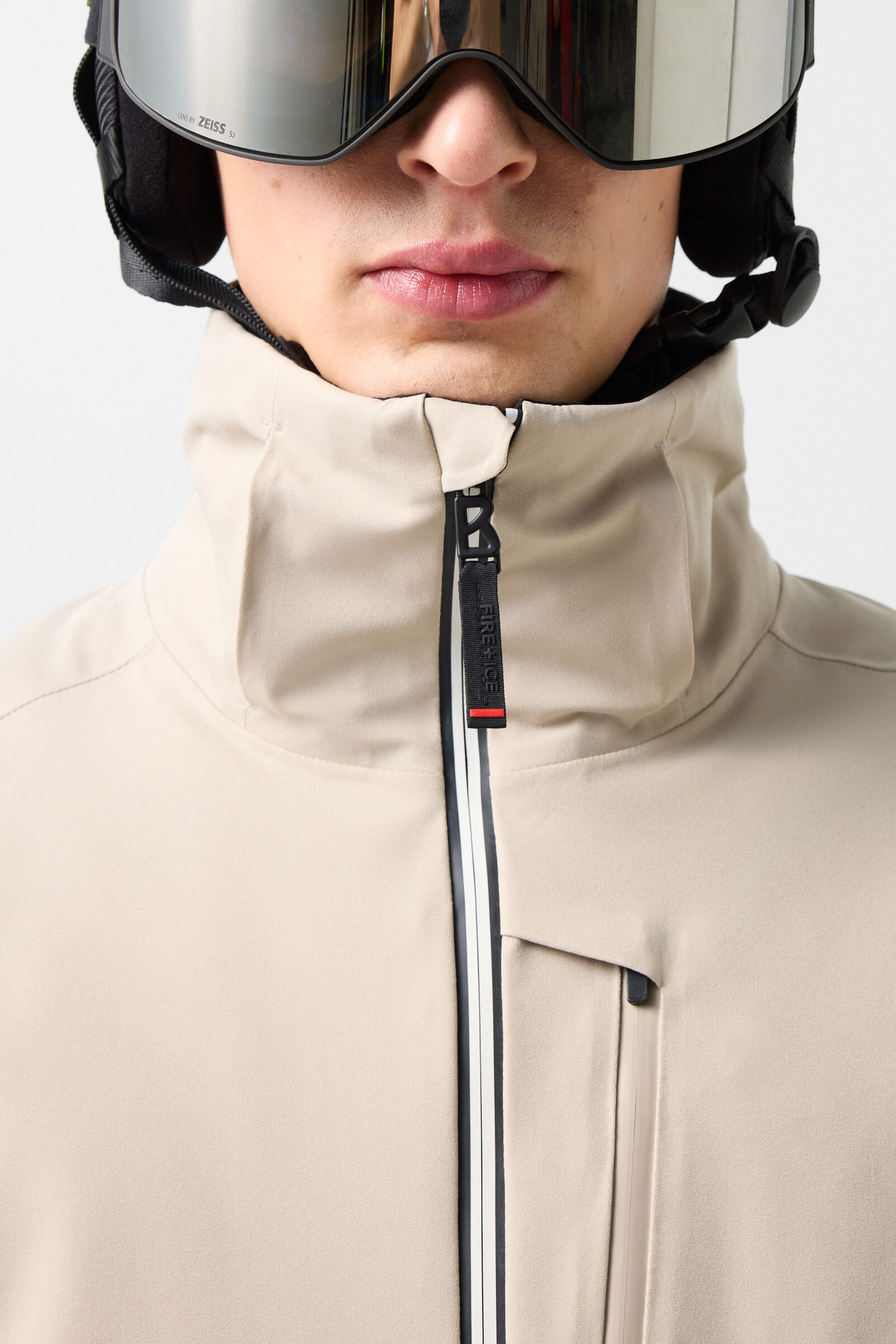 Skijacke Eason Beige