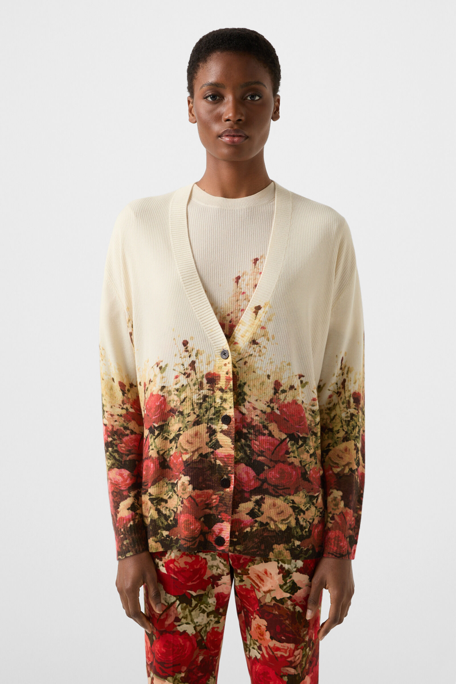 Cardigan Heidi Sable/rouge