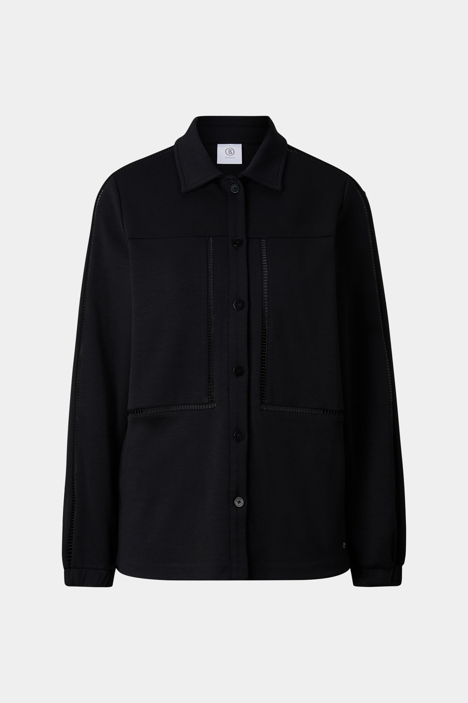 Jersey-Overshirt Raquel Schwarz