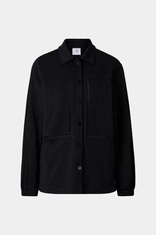 Jersey-Overshirt Raquel Schwarz