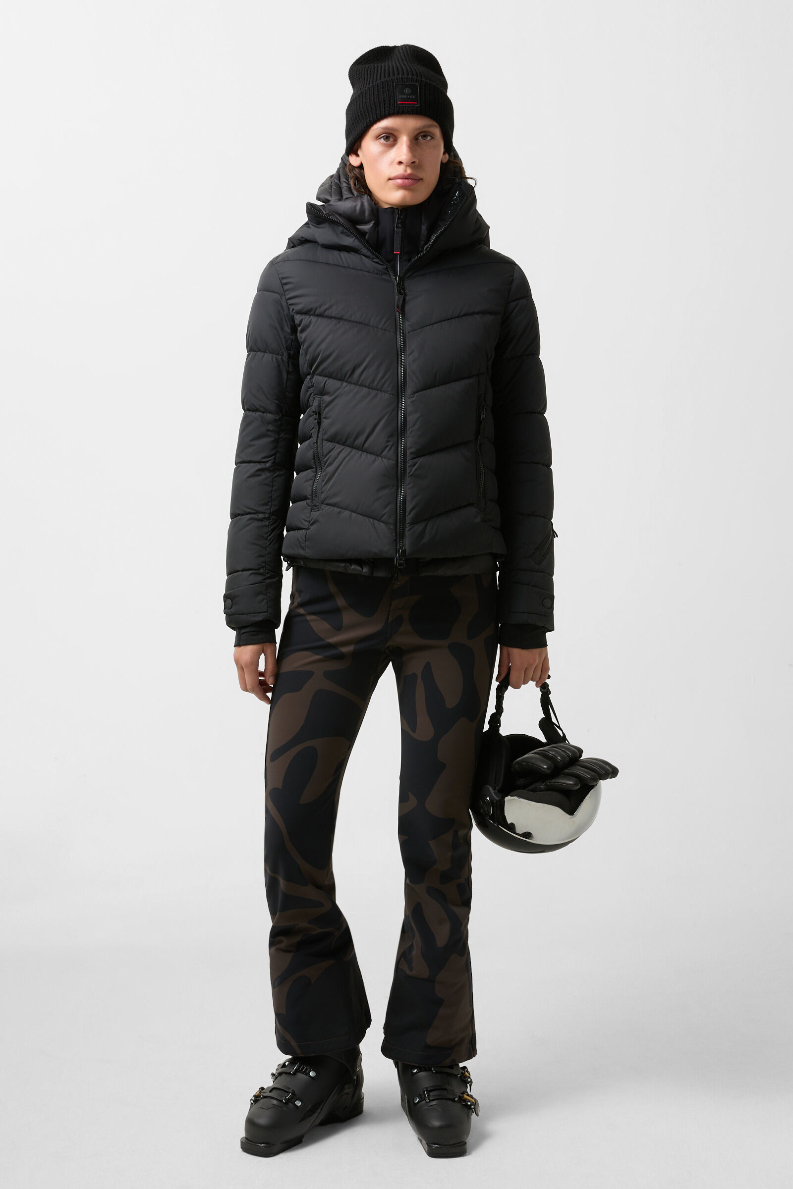 Joana hybride jas Zwart