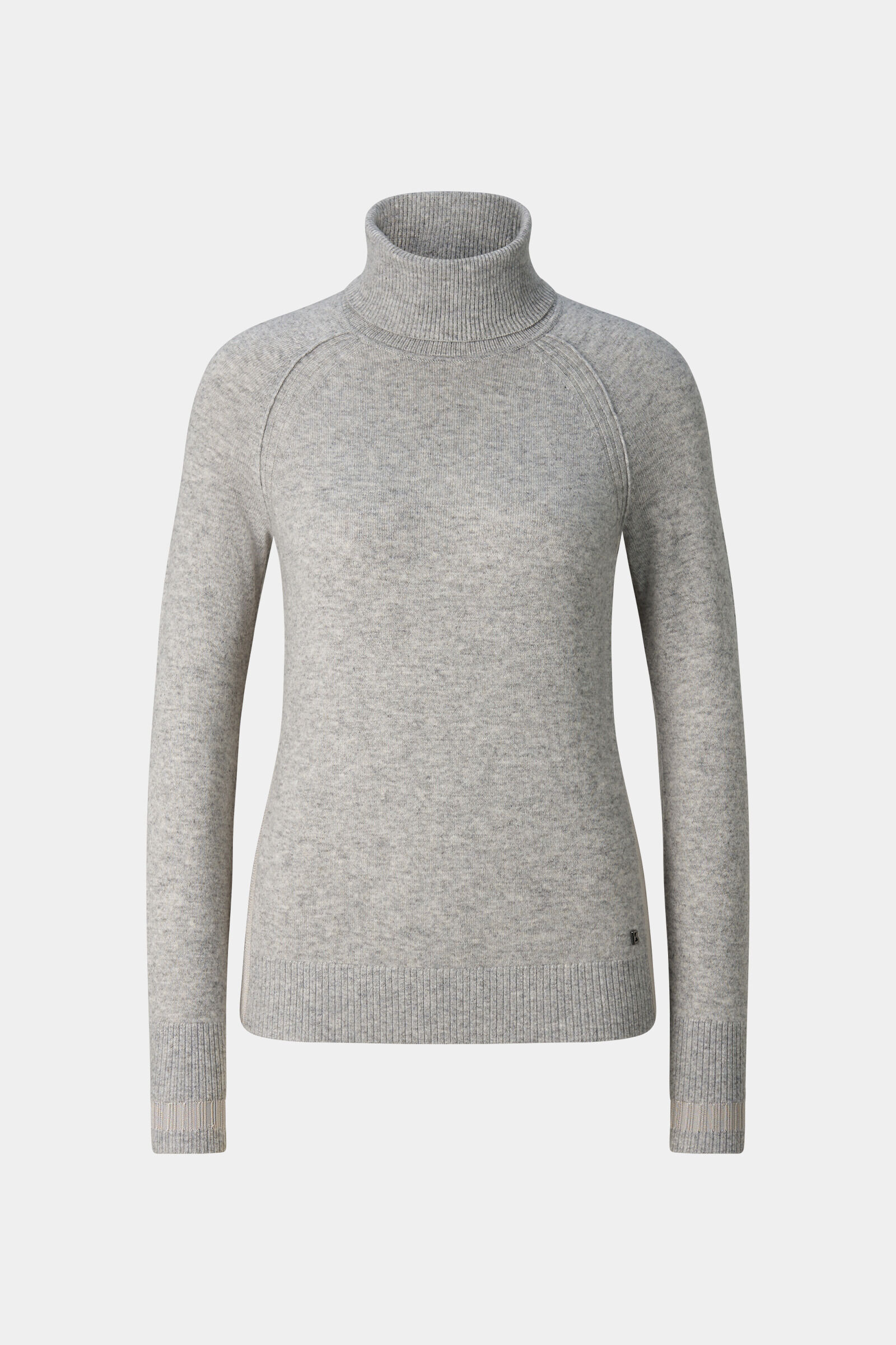 Schurwoll-Kaschmir-Pullover Vaiana Hellgrau