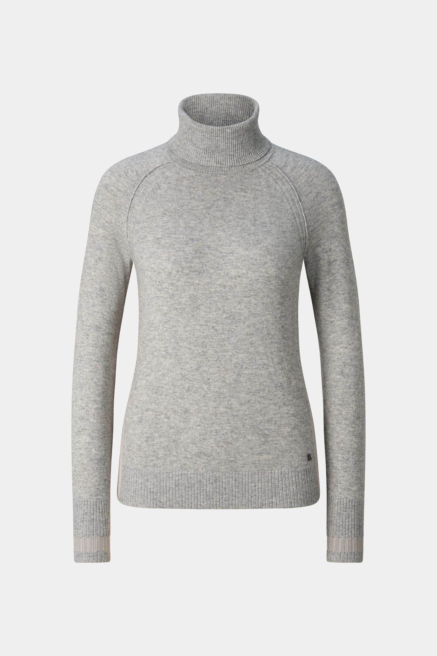 Schurwoll-Kaschmir-Pullover Vaiana Hellgrau