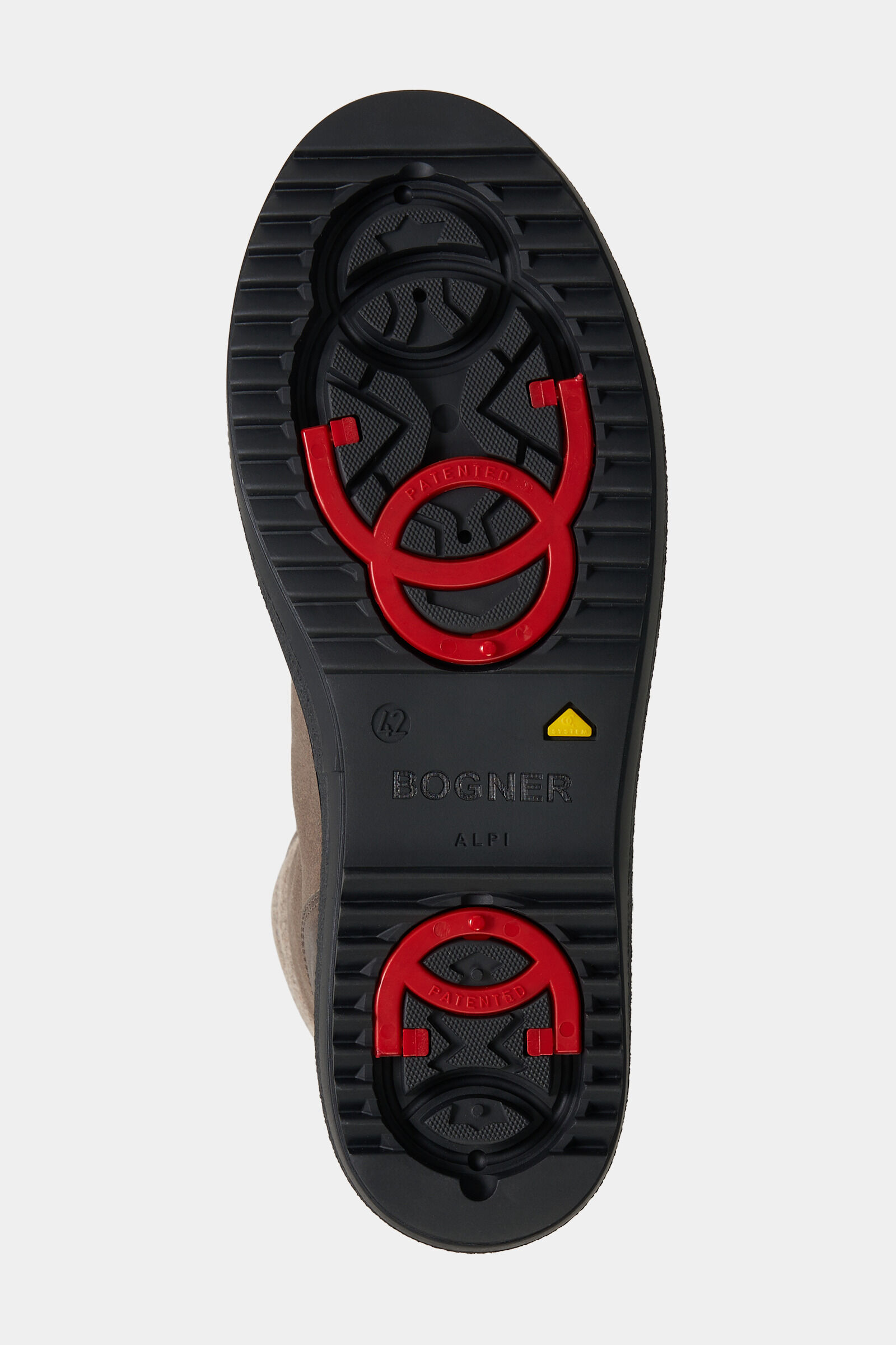 Mid Boots Anchorage with spikes Taupe