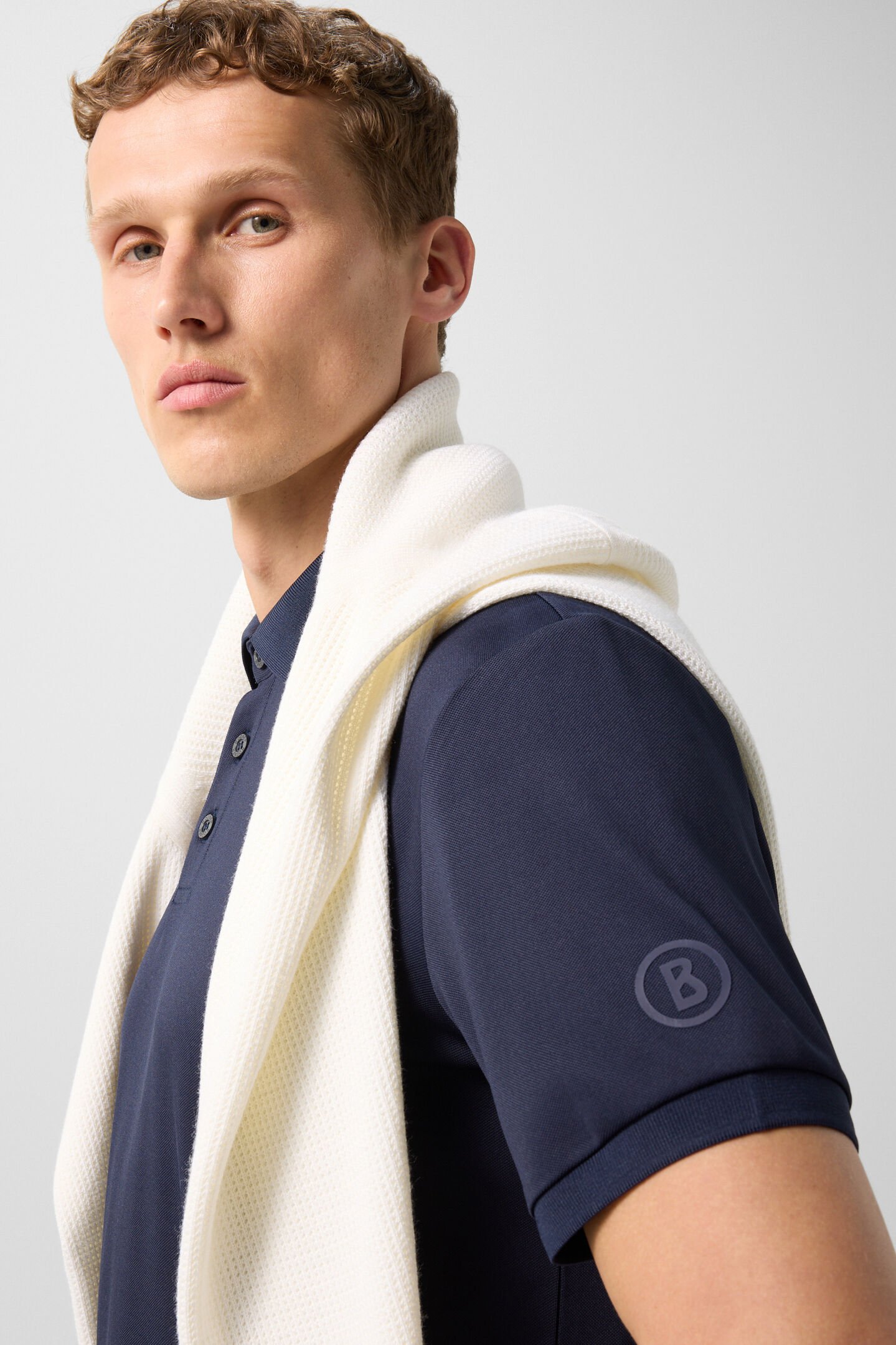 Funktions-Polo-Shirt Daniel Navy-Blau